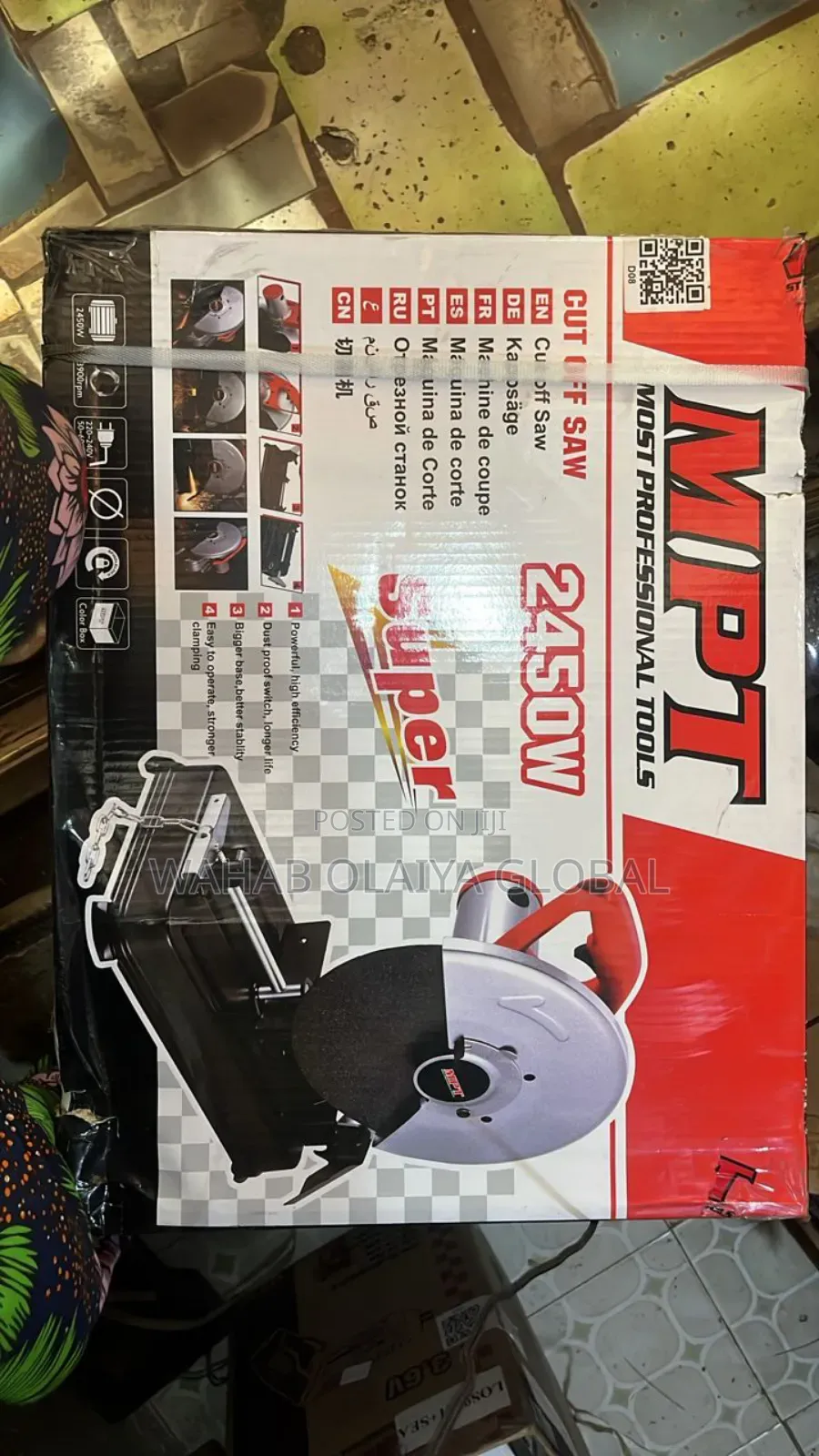 MPT 14” Cut-Off Saw 2450w – Heavy Duty Metal Chop Saw