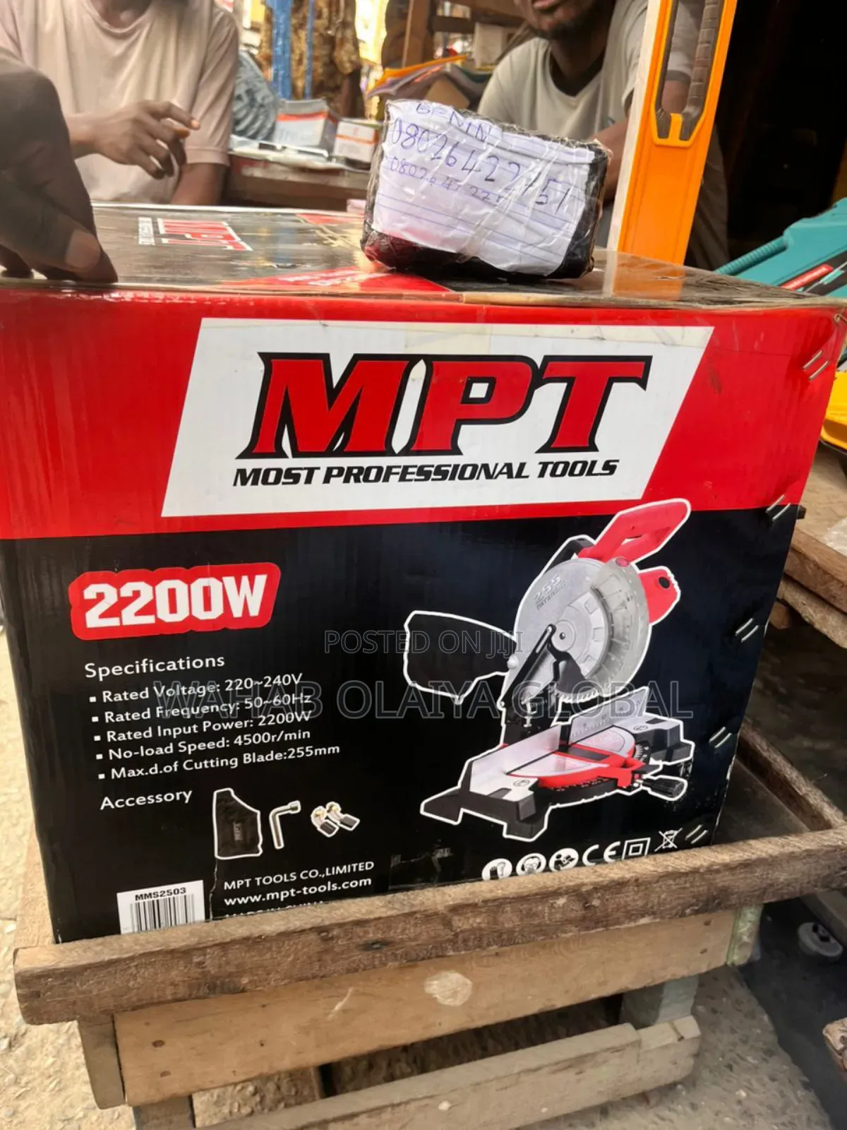 MPT 2200w Miter Saw Mms2503 – 250mm Professional Cutter
