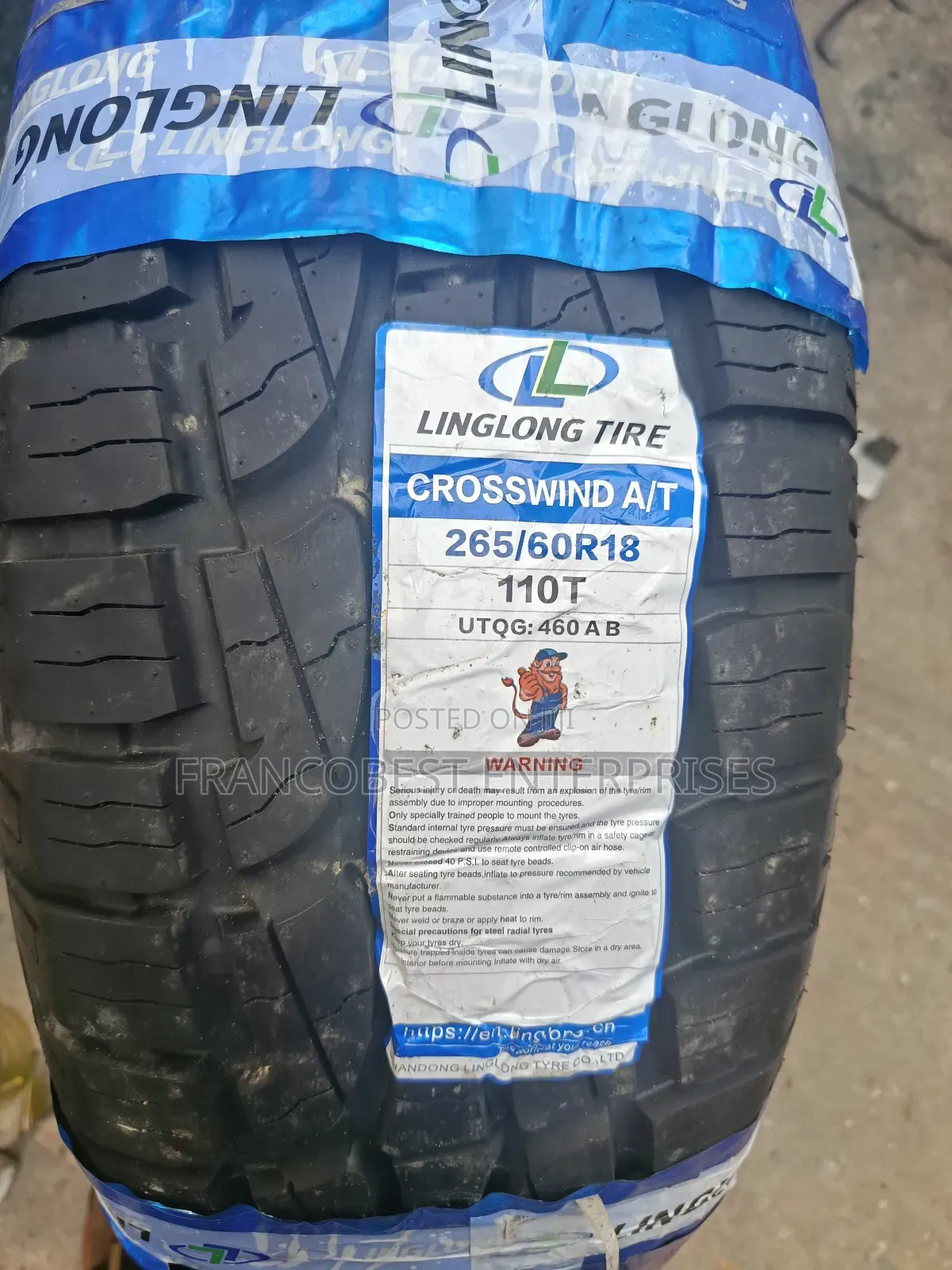 265/60r18 Linglong Tyre