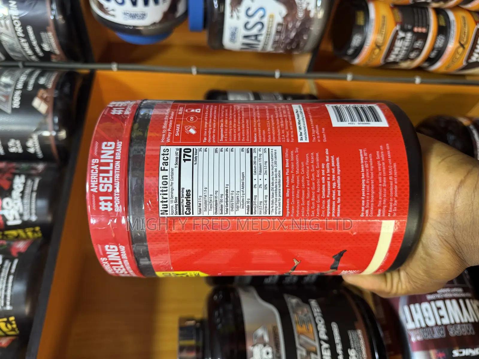 Six Star Whey Protein Powder Plus