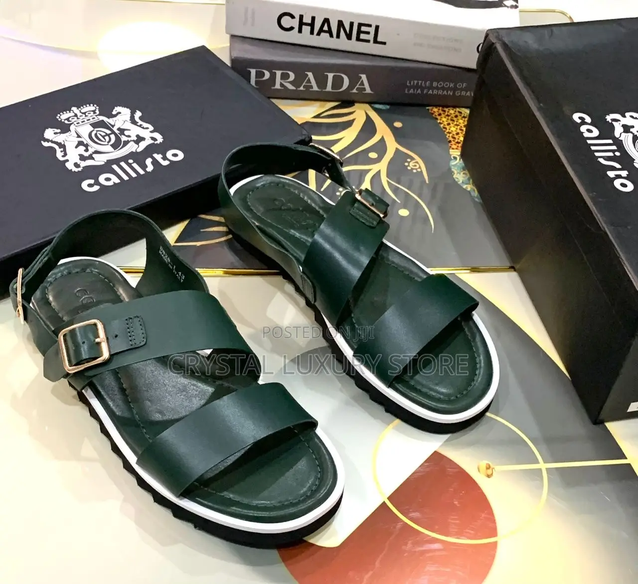 Callisto Quality Luxury Men Genuine Leather Sandals
