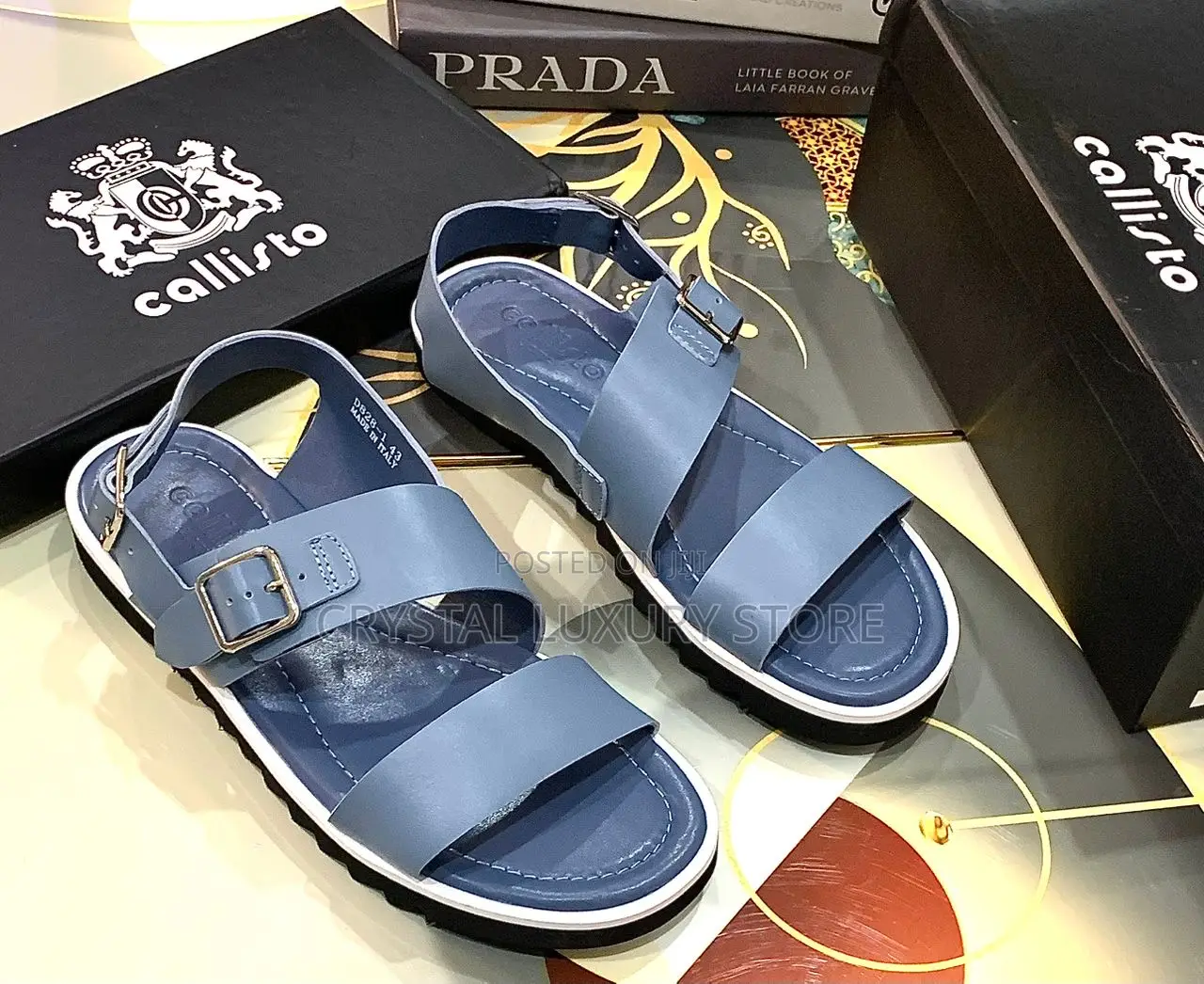 Callisto Quality Luxury Men Genuine Leather Sandals