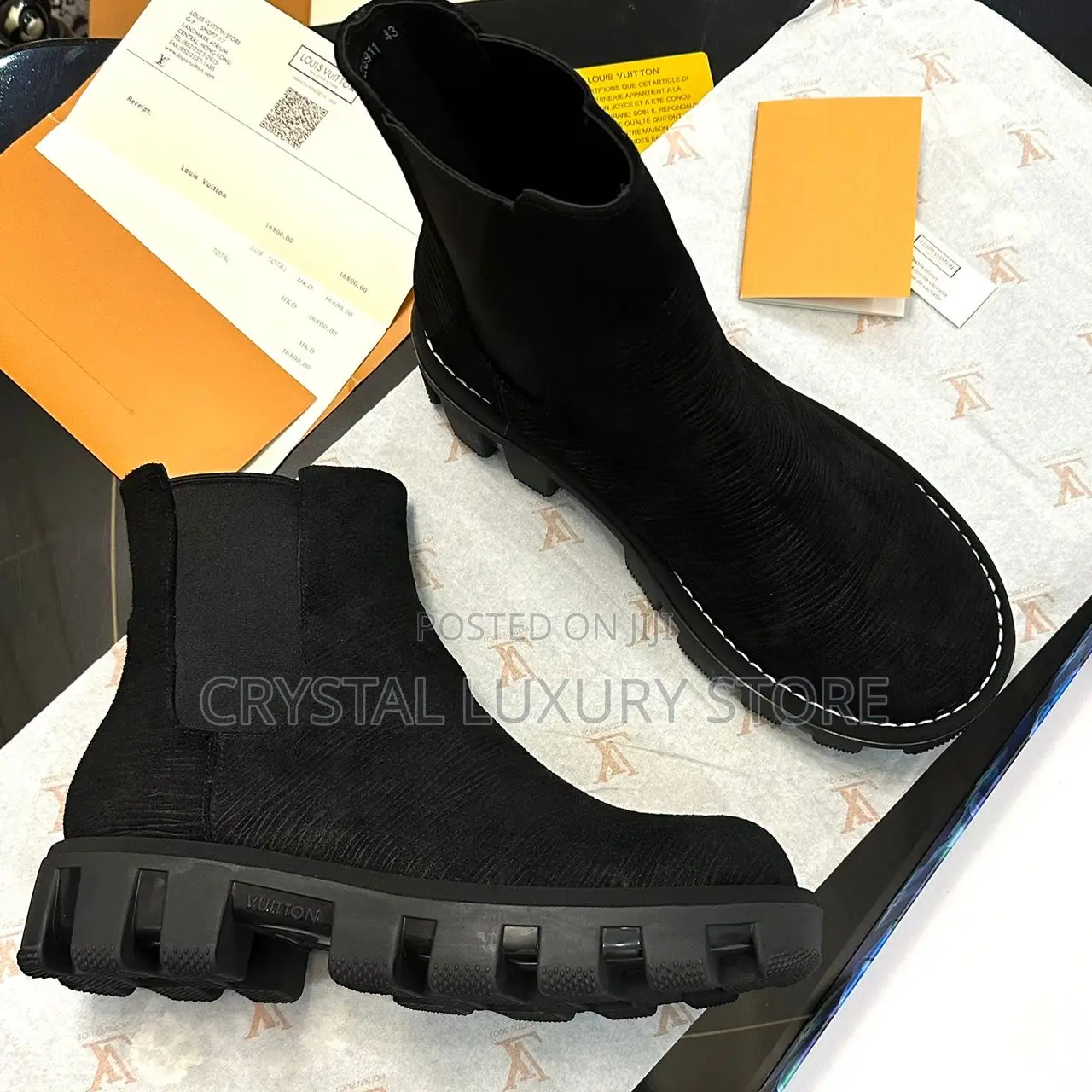 Louis Vuitton Quality Luxury Men Boots