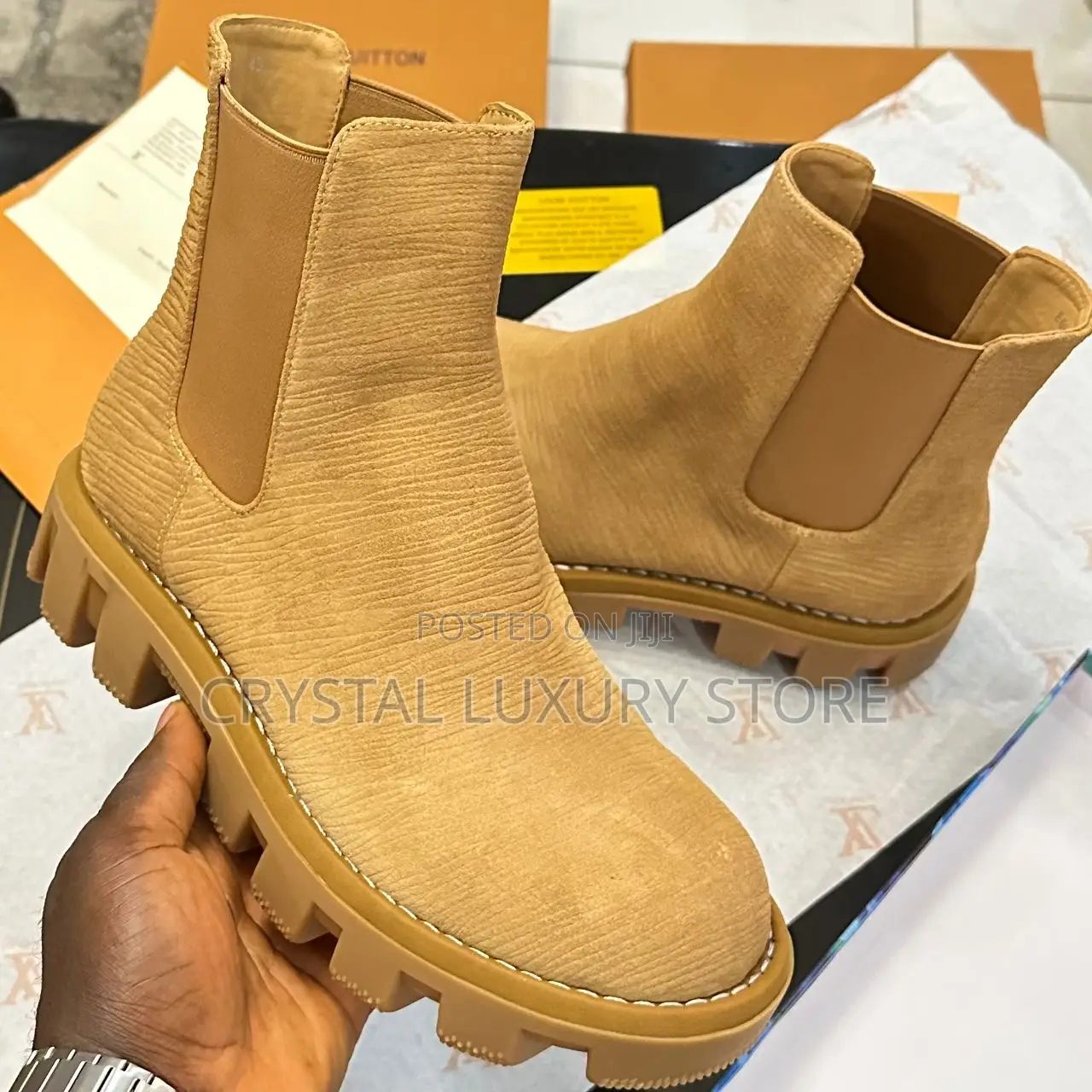 Louis Vuitton Quality Luxury Men Boots