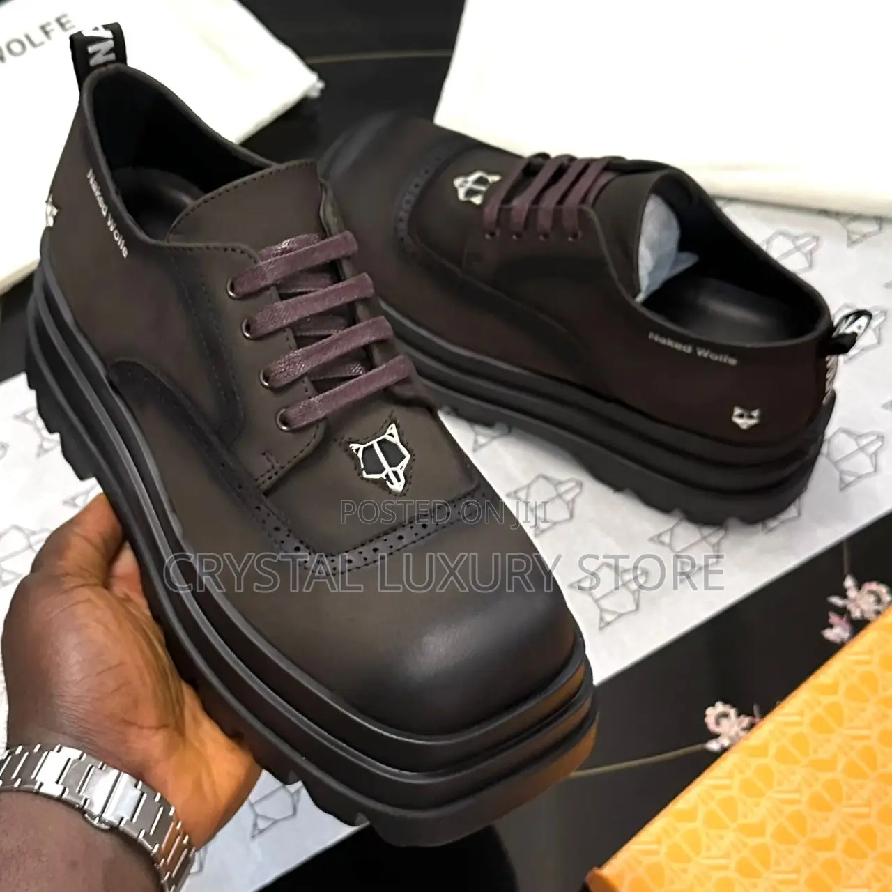 Naked Wolfe Quality Luxury Men Genuine Leather Shoe