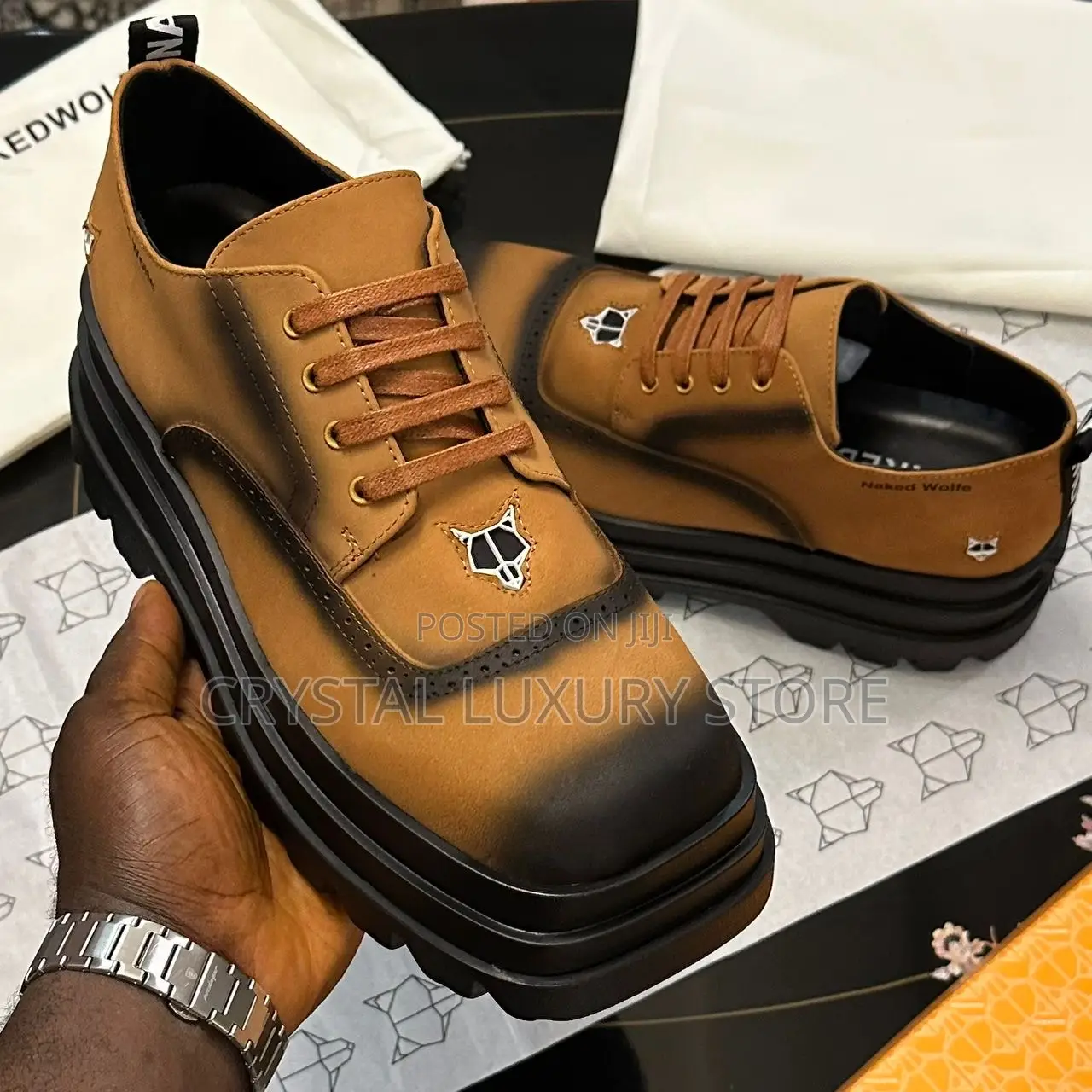 Naked Wolfe Quality Luxury Men Genuine Leather Shoe