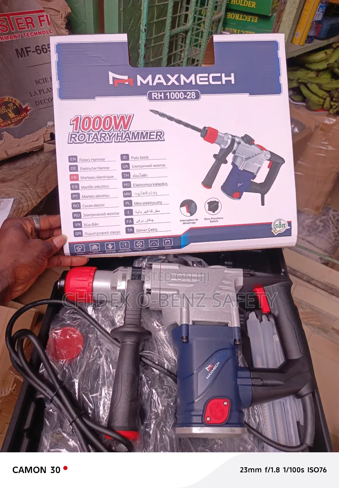 1000w Maxmech Electric Rotary Hammer Drill
