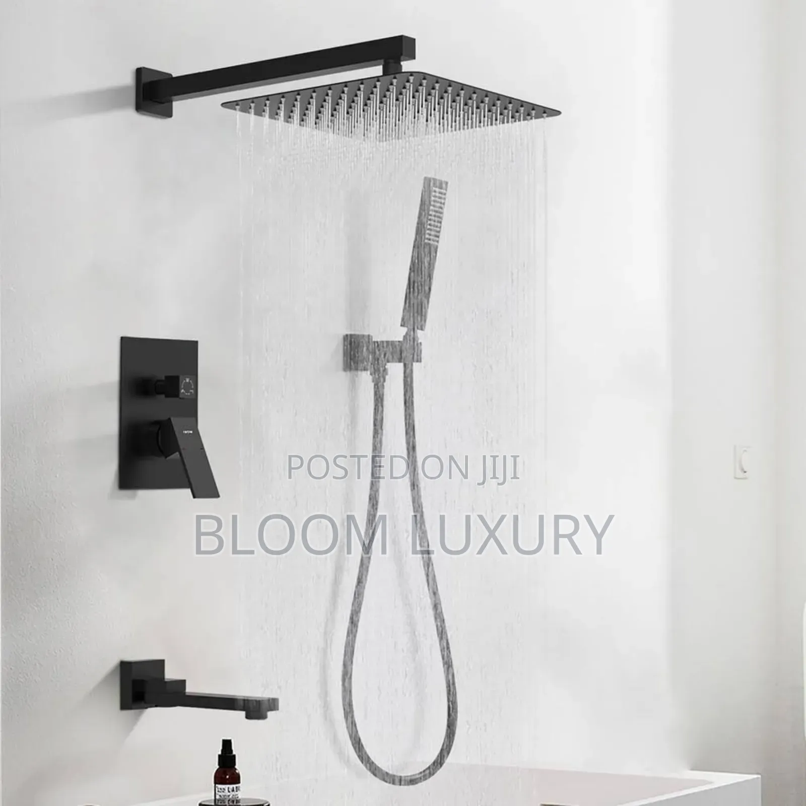 5 Ways Conduit Shower 12" Rose