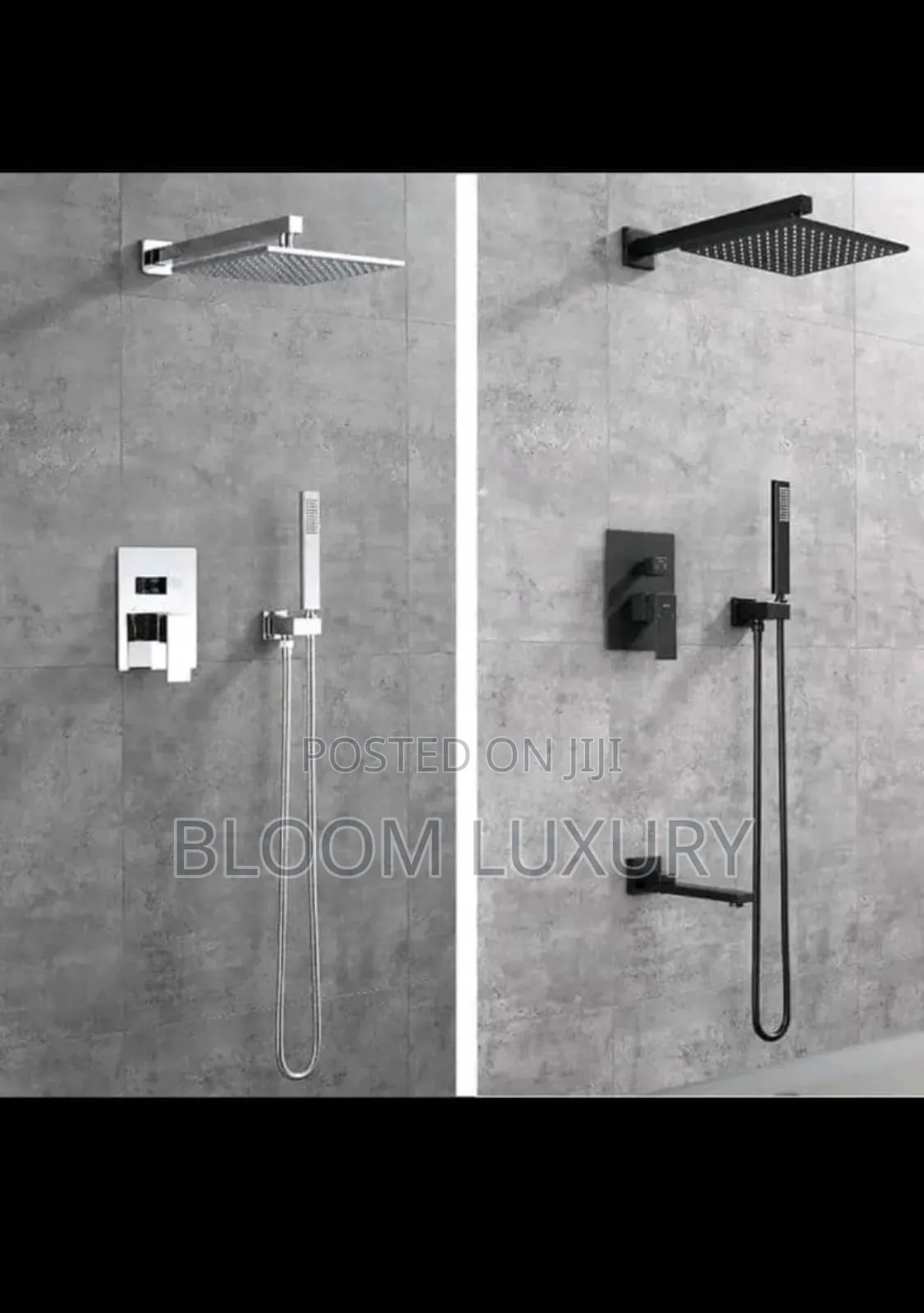 5 Ways Conduit Shower 12" Rose