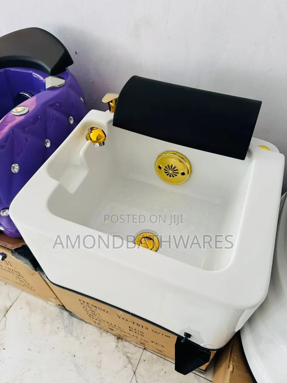 Gold Accessories Foot Spa Tub