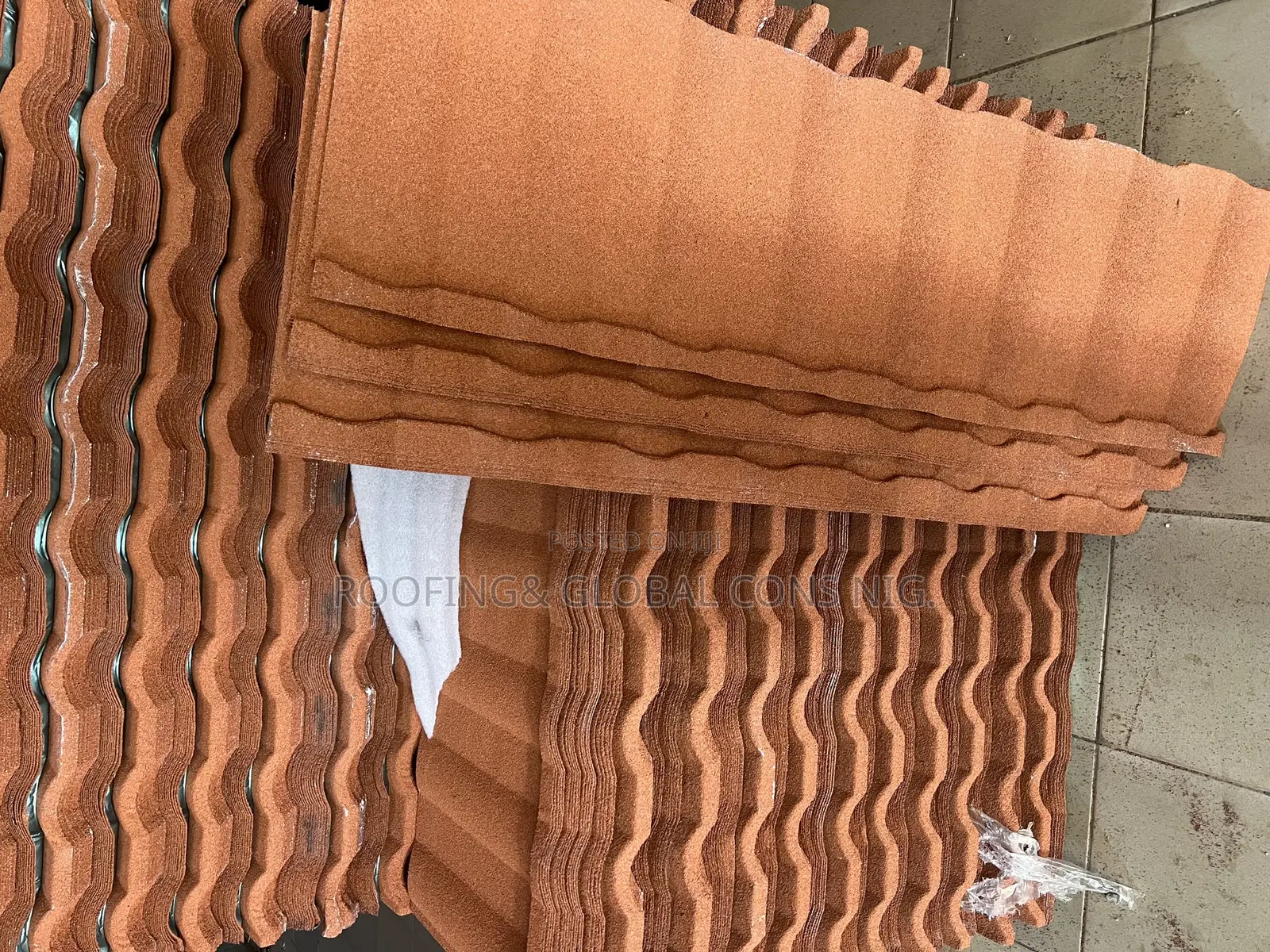 Pure Plane Tarrcotta Stone Coated Roofing Sheet for Roofing