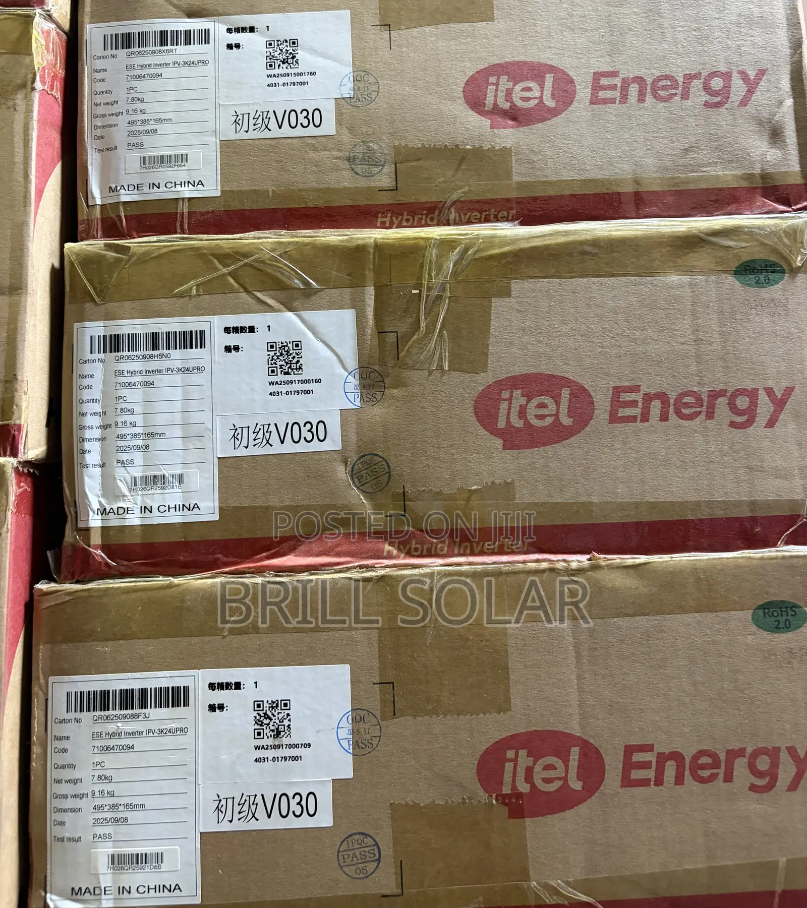 3kva-24v Itel Pure Sine Wave Hybrid Inverter (Pro)