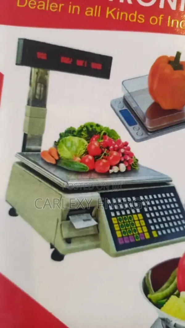 Barcode Scanner Scale With Printer