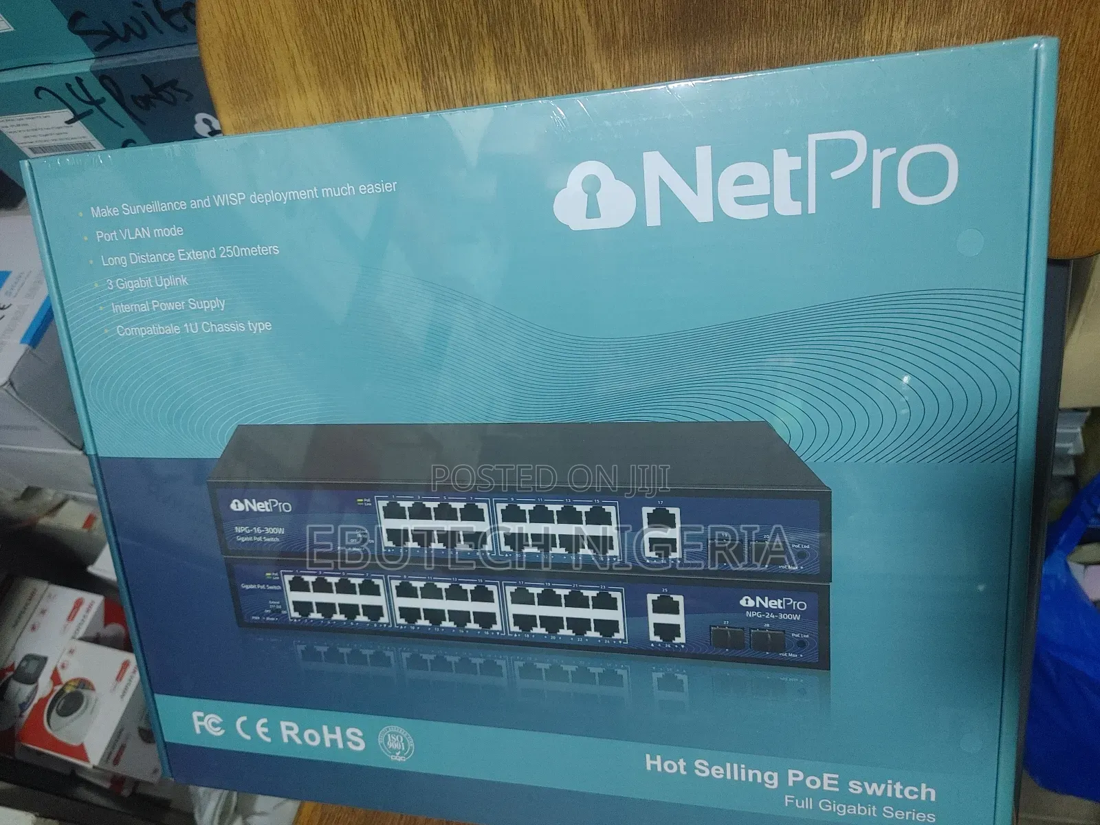 Netpro 16port Gigabyte Poe Switch