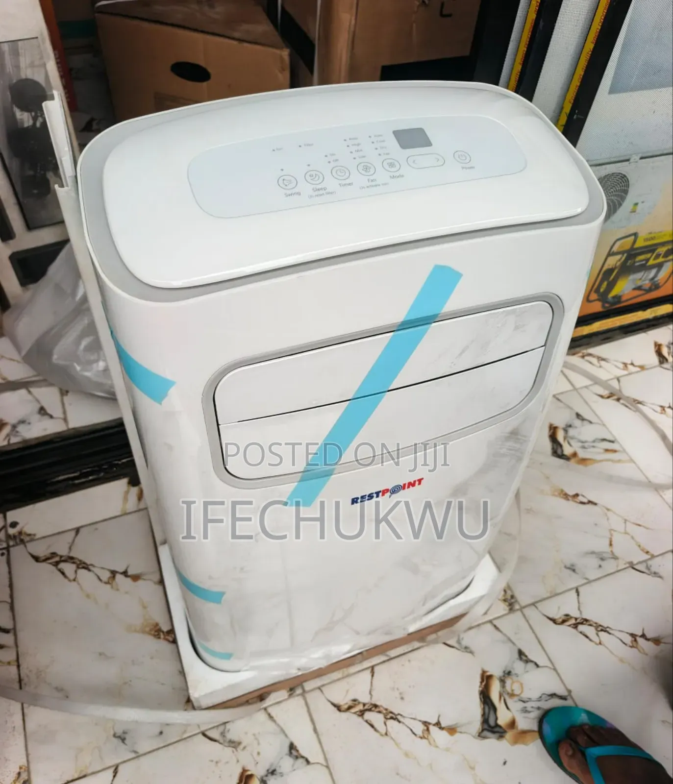 Original Restpoint 1.5 Hp Mobile Movable Air Conditioner Low Voltage