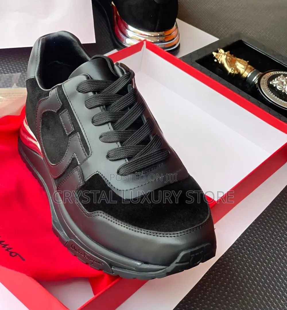 Salvatore Ferragamo Quality Luxury Men Sneakers