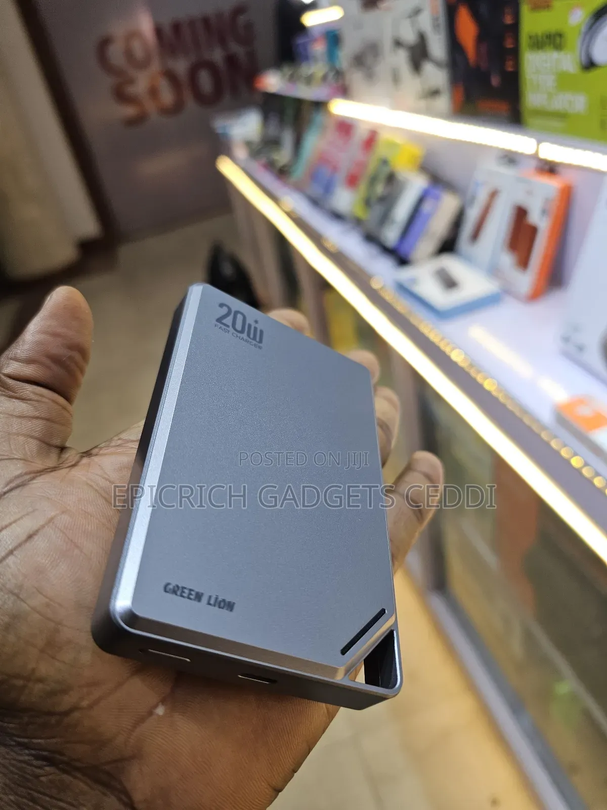 Green Lion Rayo 10000mah Magsafe Powerbank 20w Pd Wireless Charging