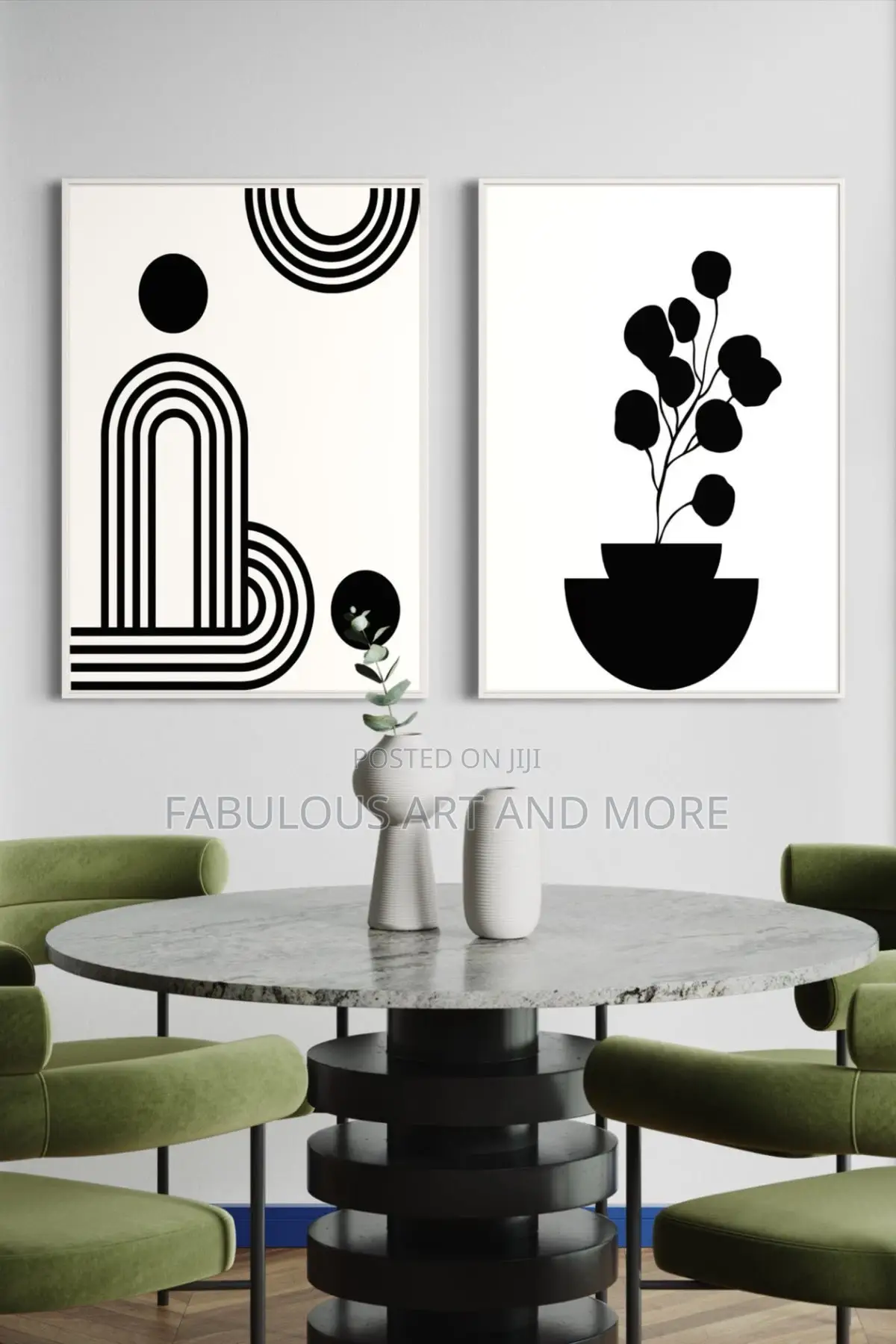 Black and White Wall Art