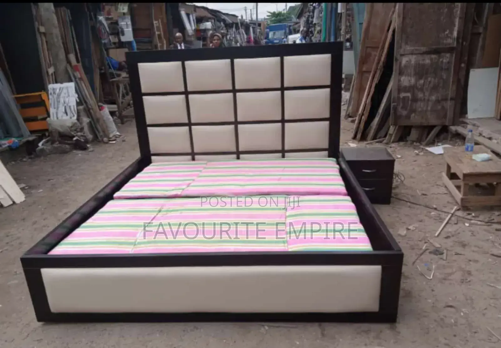 6 by 6 Wooden Bedframe