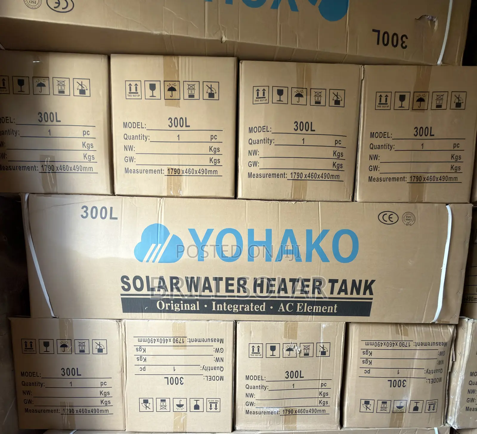 300l Yohako Solar Water Heater