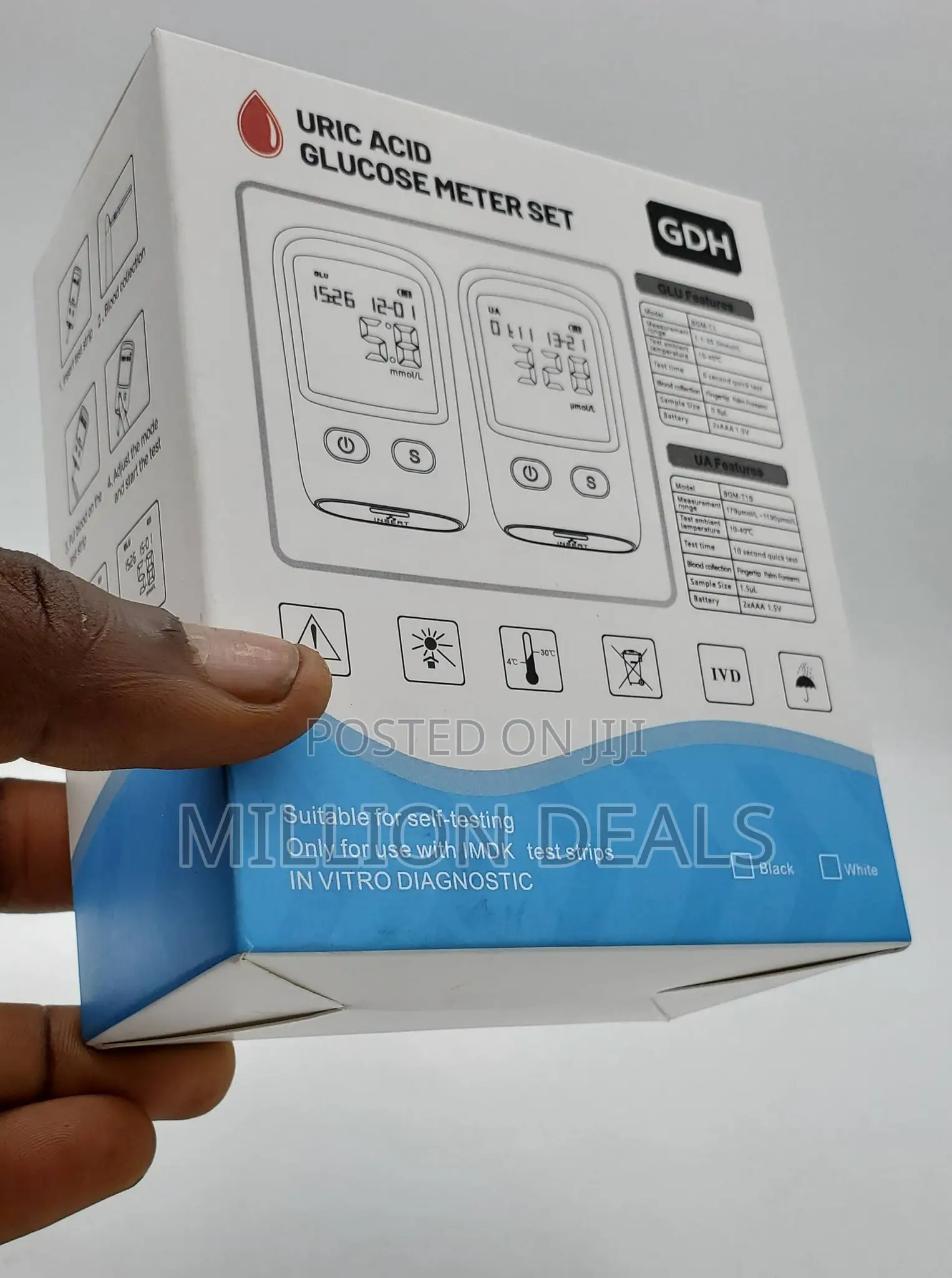 Uric Acid Glucose Meter Set