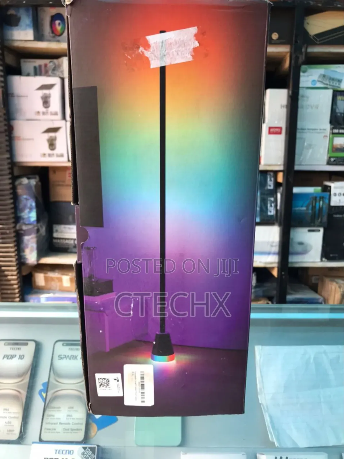 Smart RGB Led Corner Floor Lamp With App and Remote With Music Sync