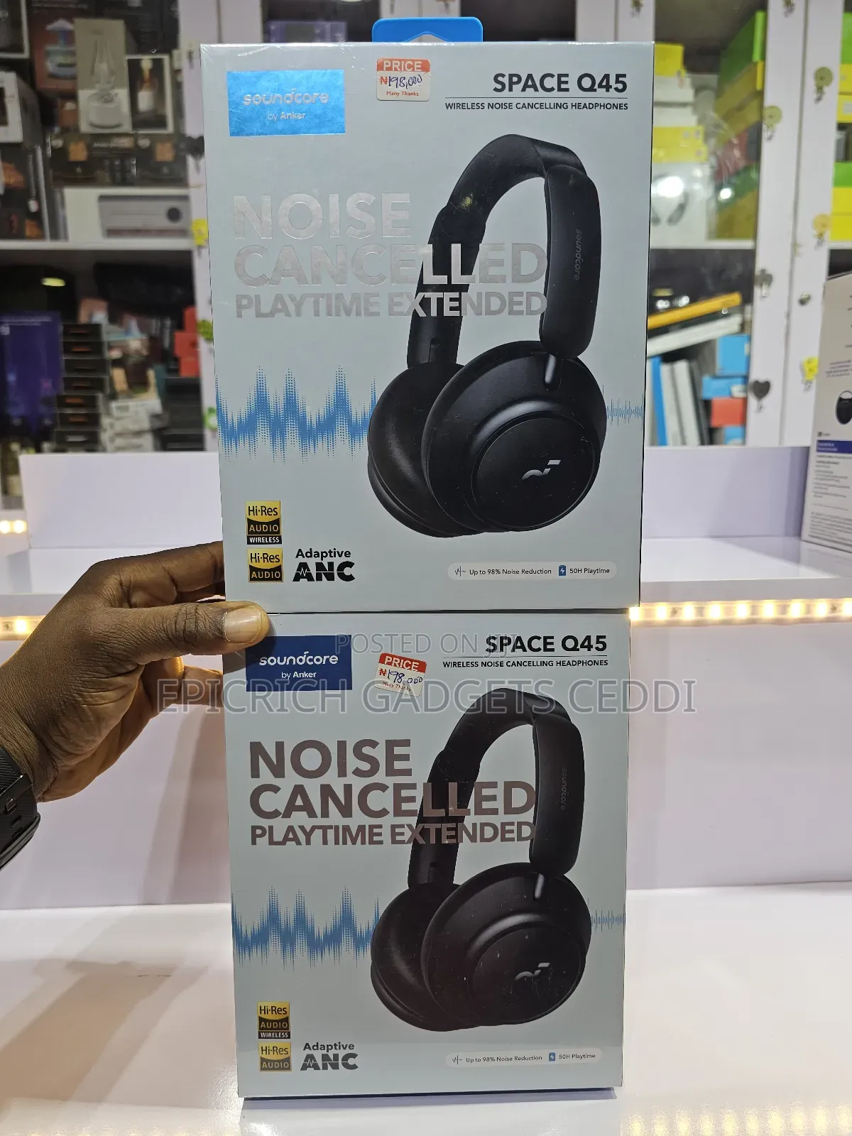 Anker Soundcore Space Q45 Anc Wireless Headphones 50h Ldac Bluetooth