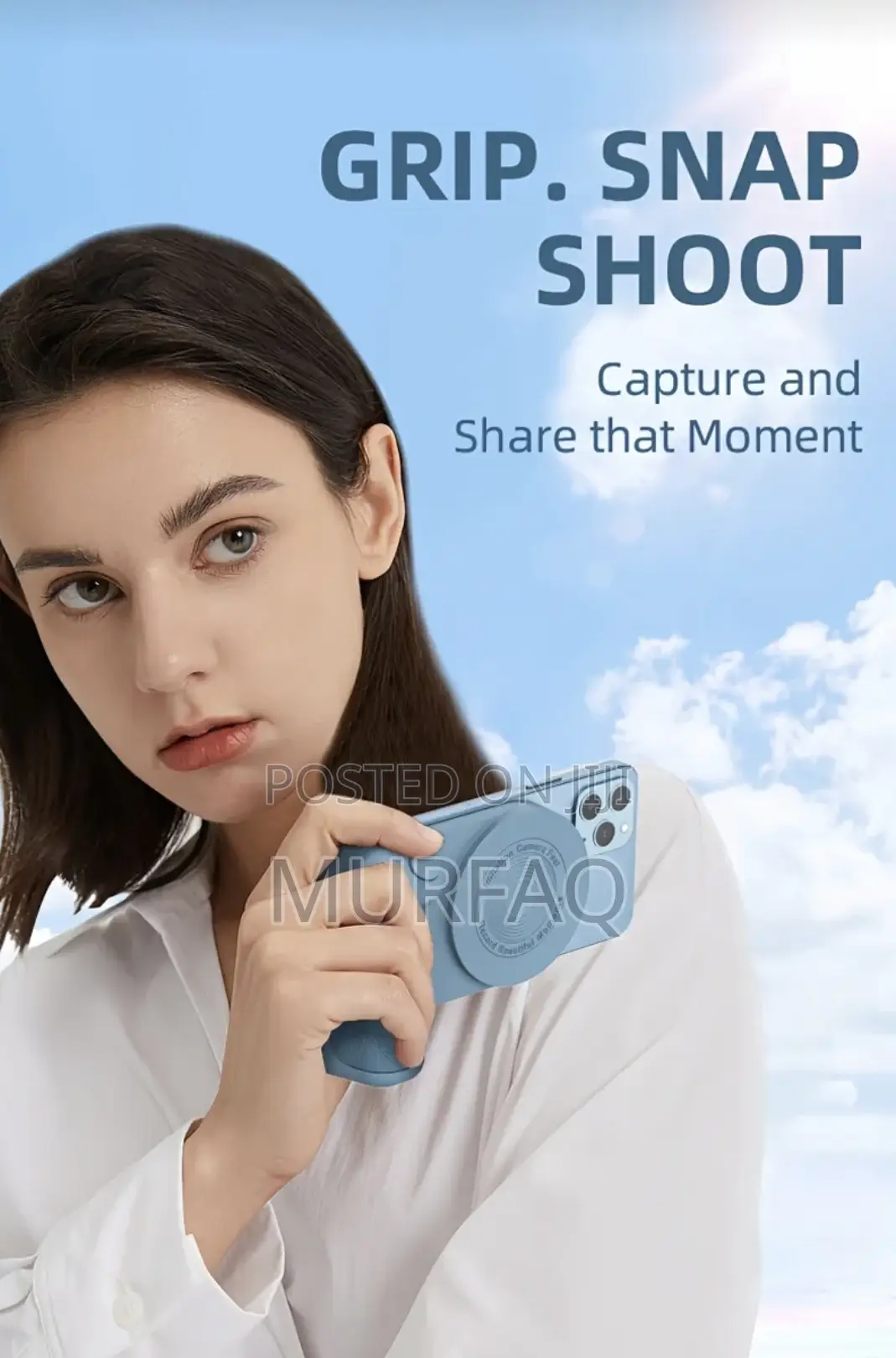 Magnetic Smartphone Handle – Bluetooth Selfie Grip Stand