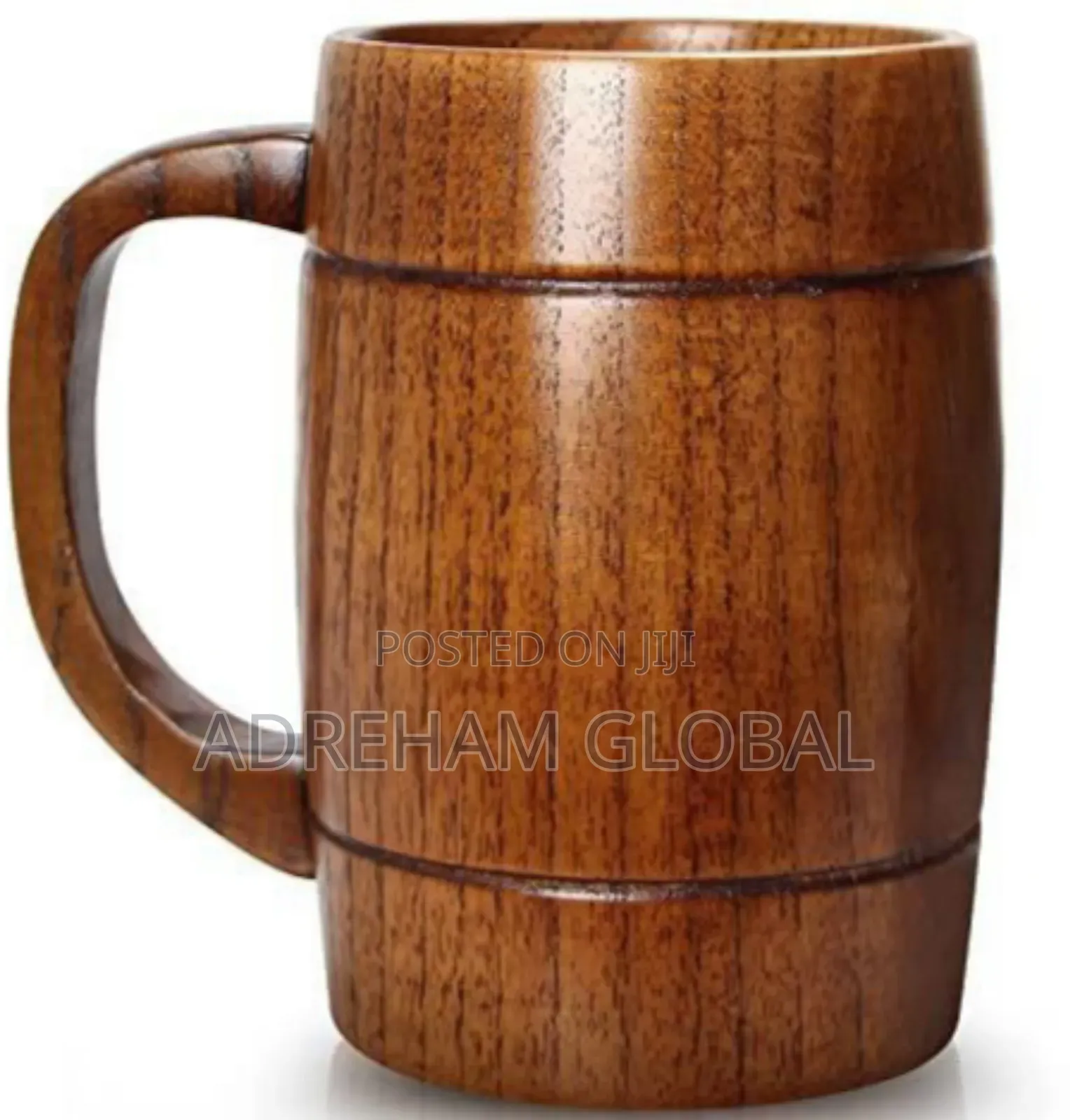 Natural Wooden Mug for Water, Coffee and Beer 