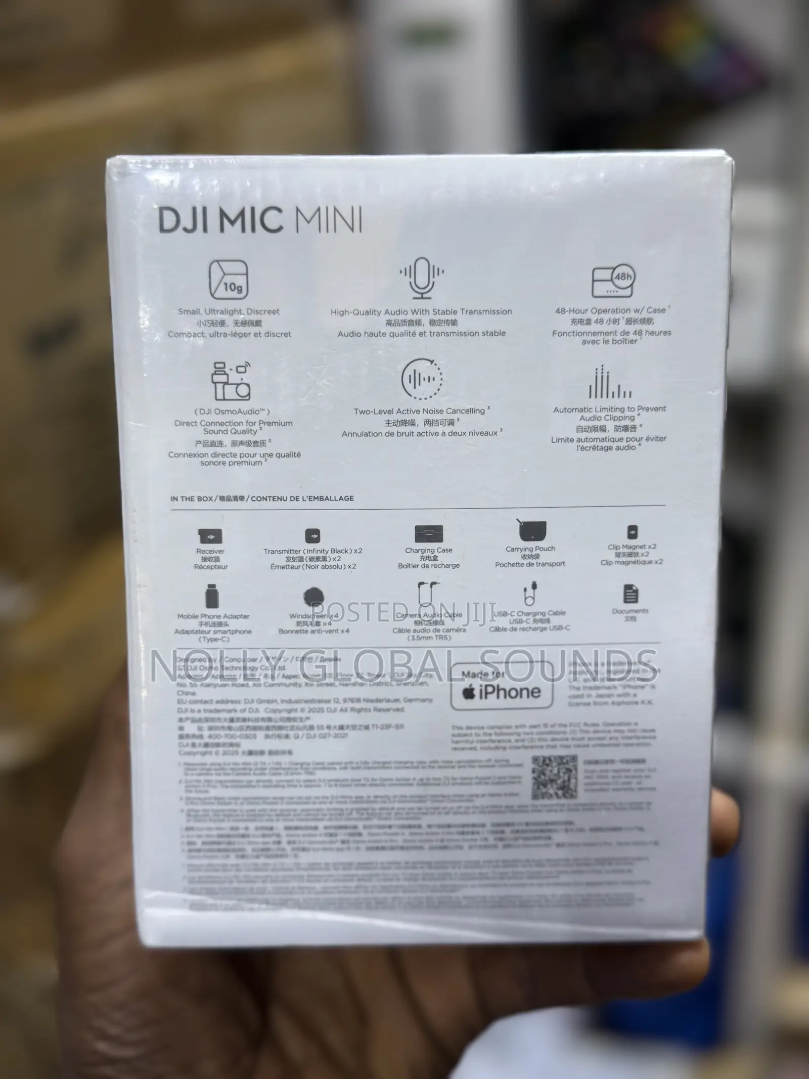 Dji Mic Mini (2 Tx+1 Rx + Charging Case) Wireless Lavalier Microphone