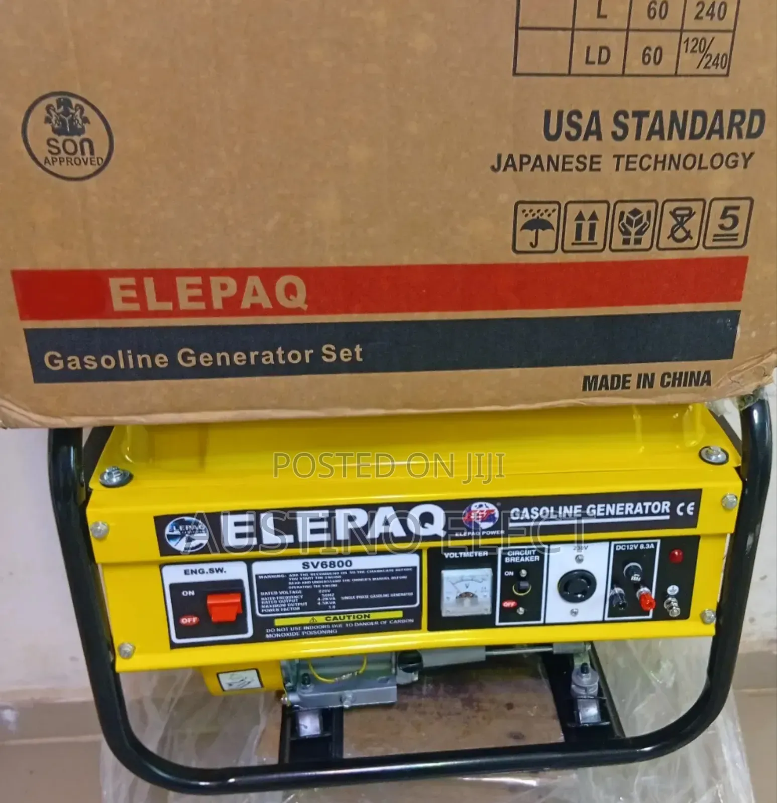 Elepaq 3kva Manuel With 1years Waty