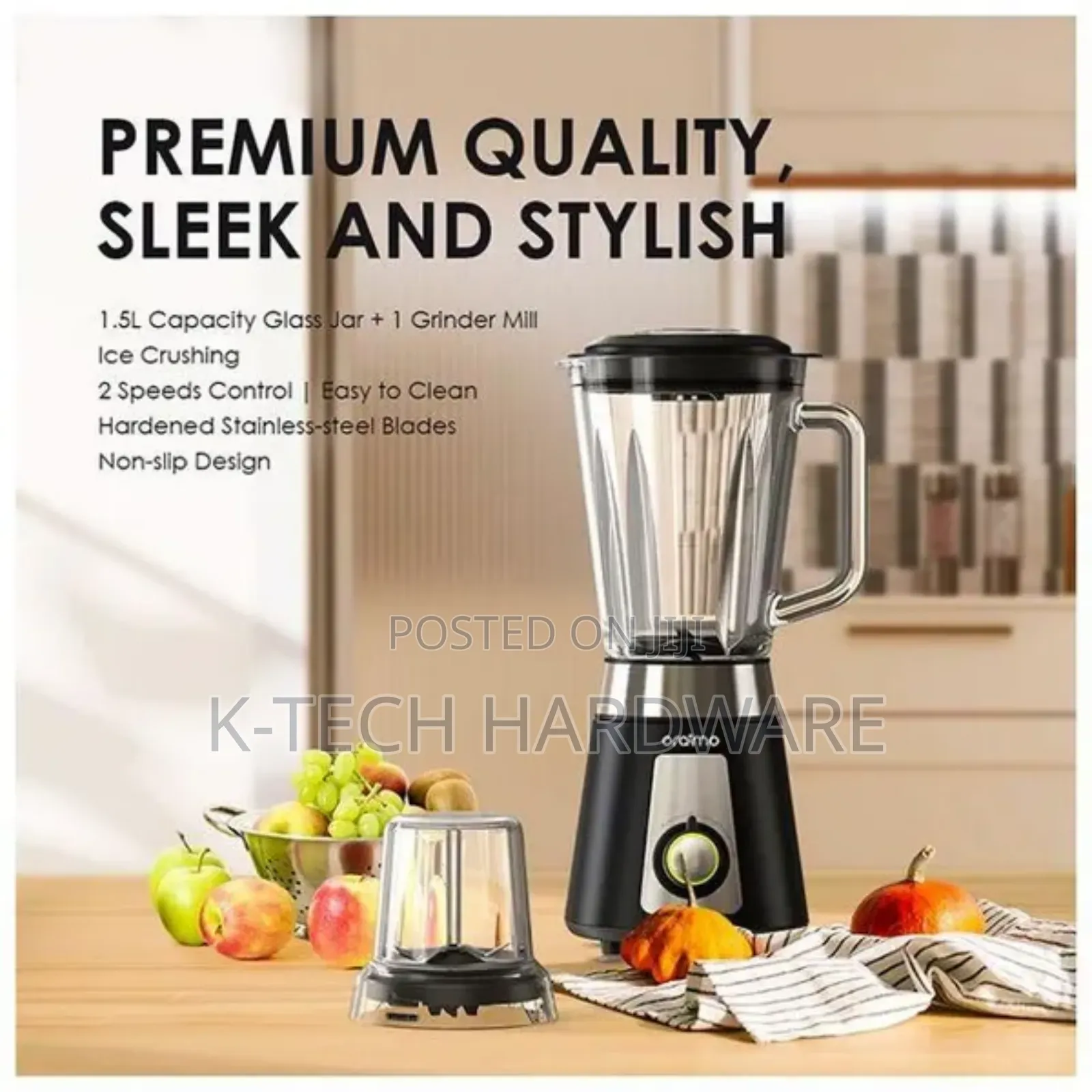 Oraimo Smart Blender 1.5l Speeds Control Blender
