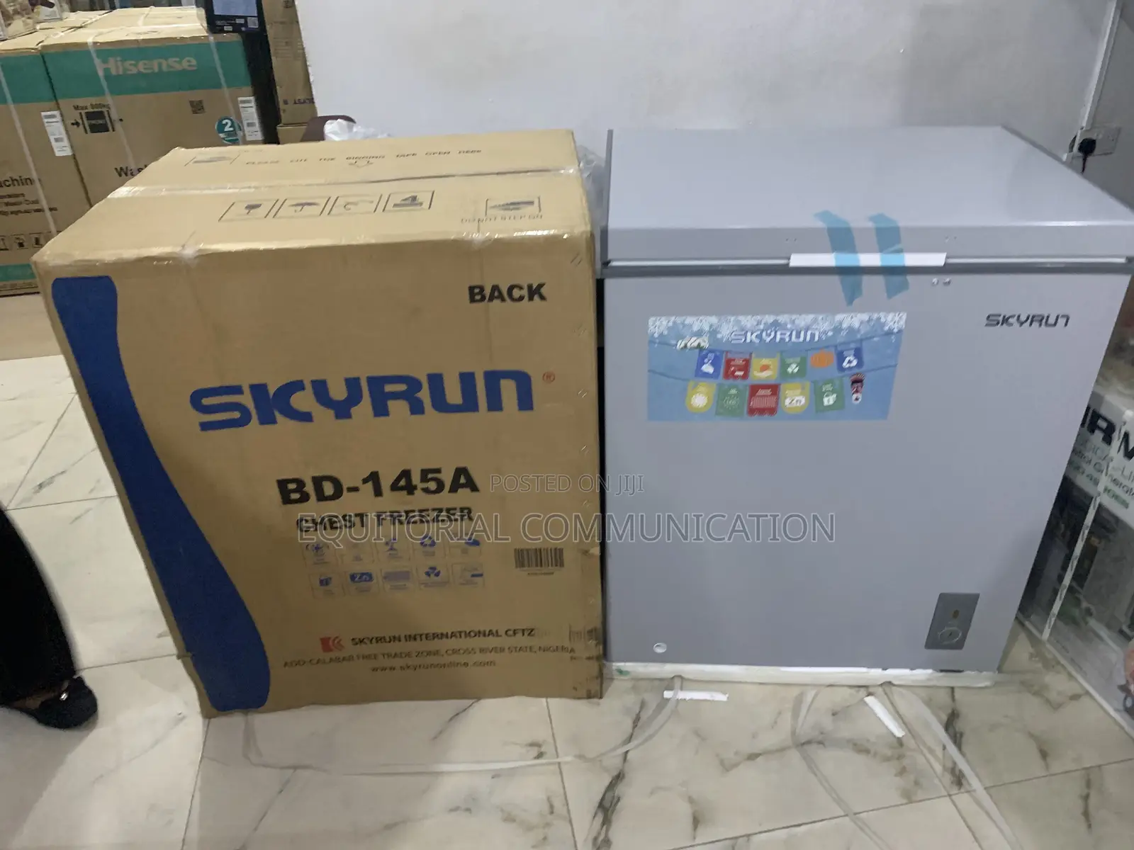 Skyrun Bd-145a Chest Freezer With Fast Cooling