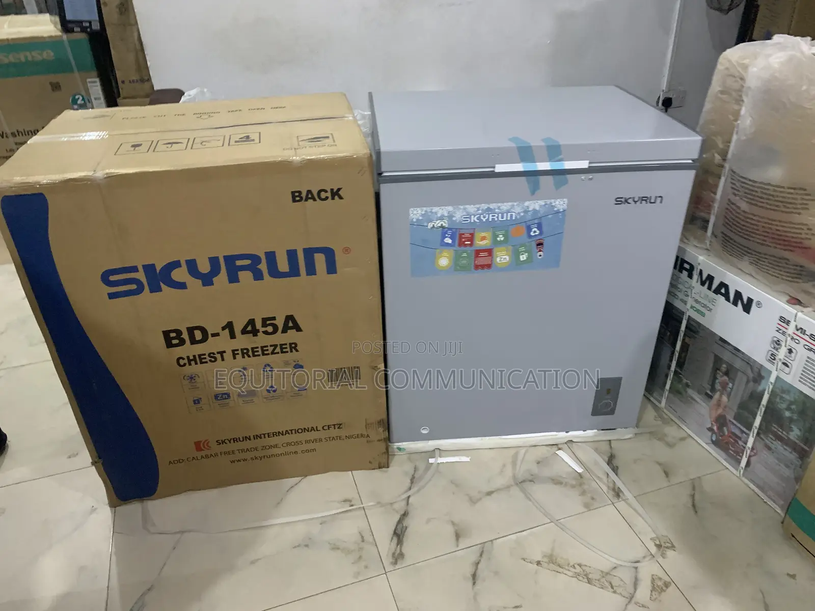 Skyrun Bd-145a Chest Freezer With Fast Cooling