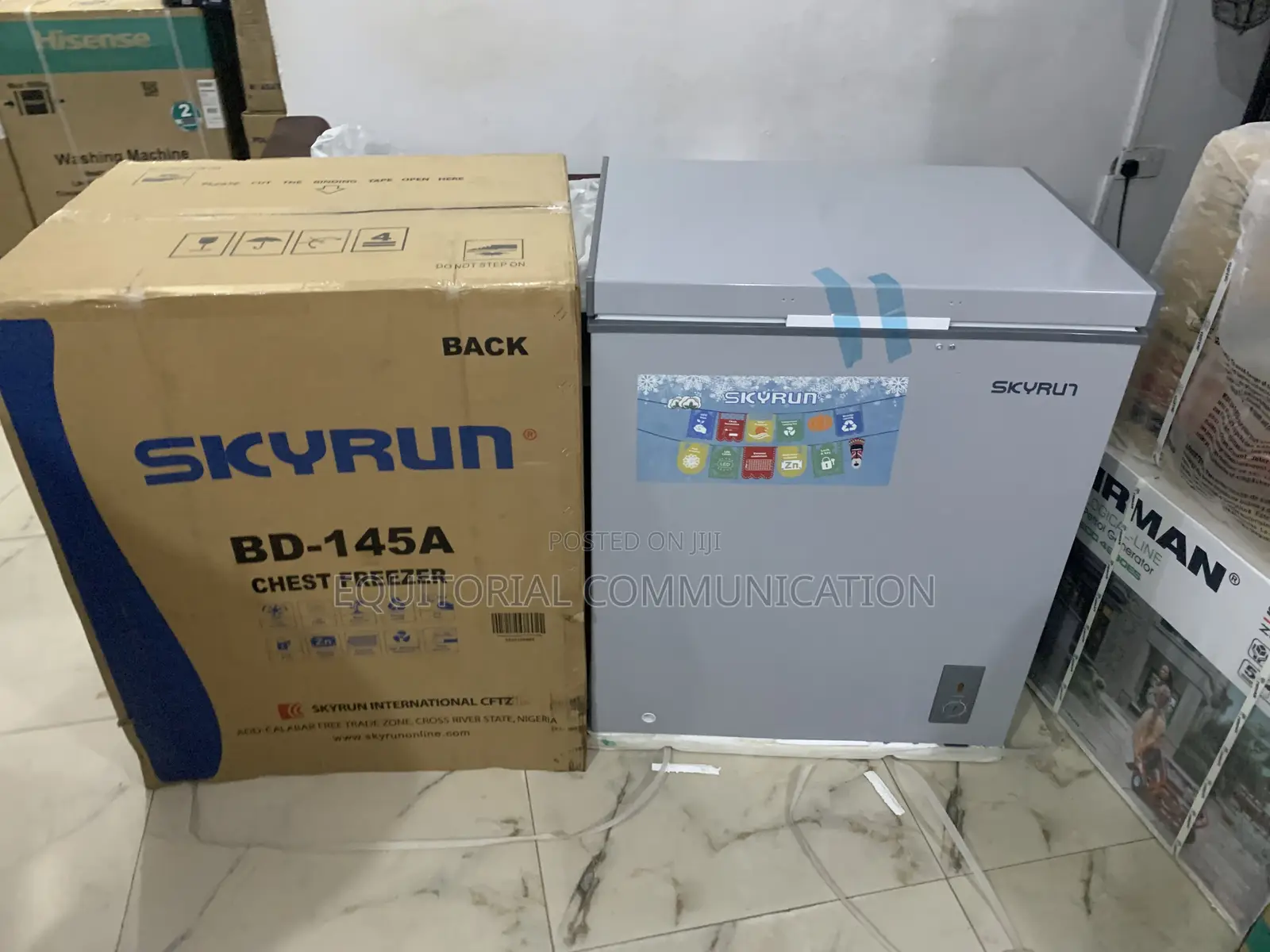 Skyrun Bd-145a Chest Freezer – Low Power Consumption
