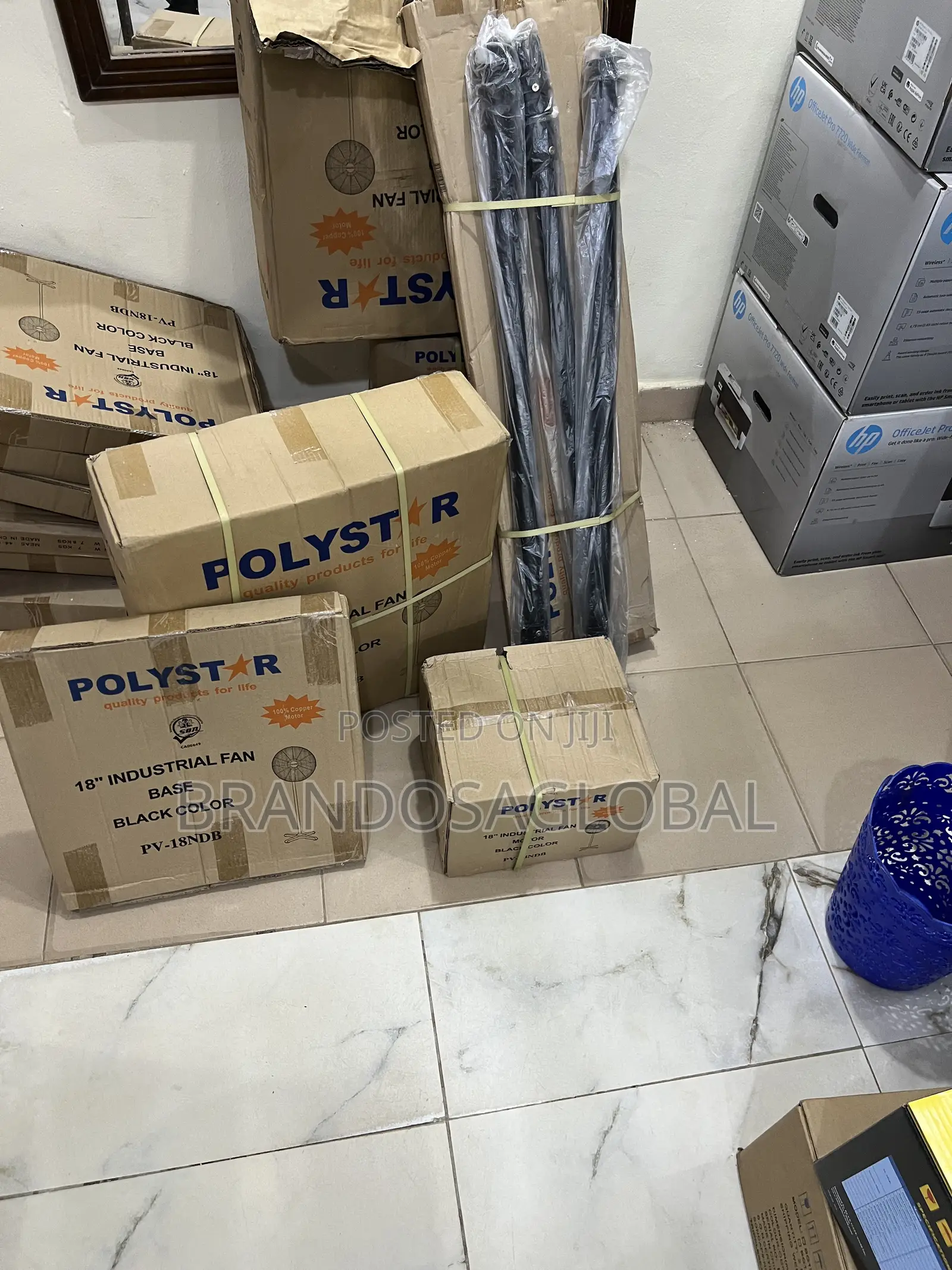 Polystar 18 Inch Fan Suitable for Large Indoor Areas [Pv-18ndb]