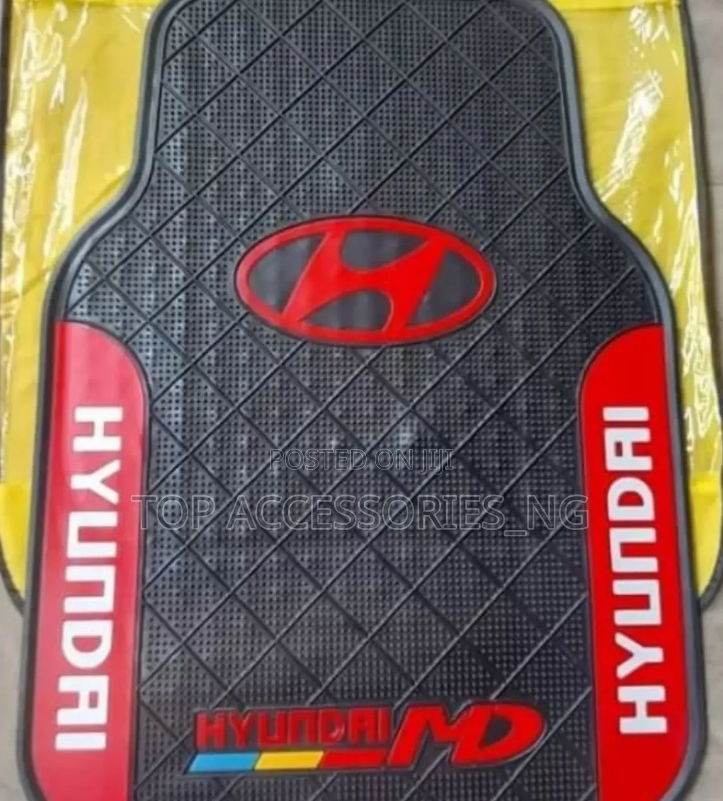 Quality Rubber Foot Mat and Steering Cover for Hyundai Models