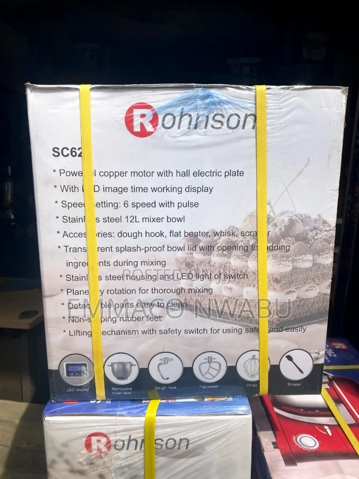 Rohnson 12 Liters Stand Mixer