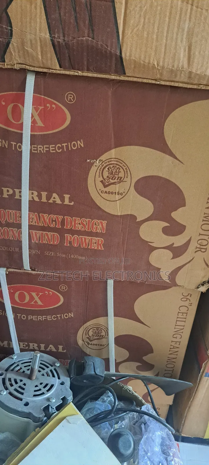 Ox Imperial 56-Inch Ceiling Fan. Ox Imperial 56-Inch Ceiling Fan.