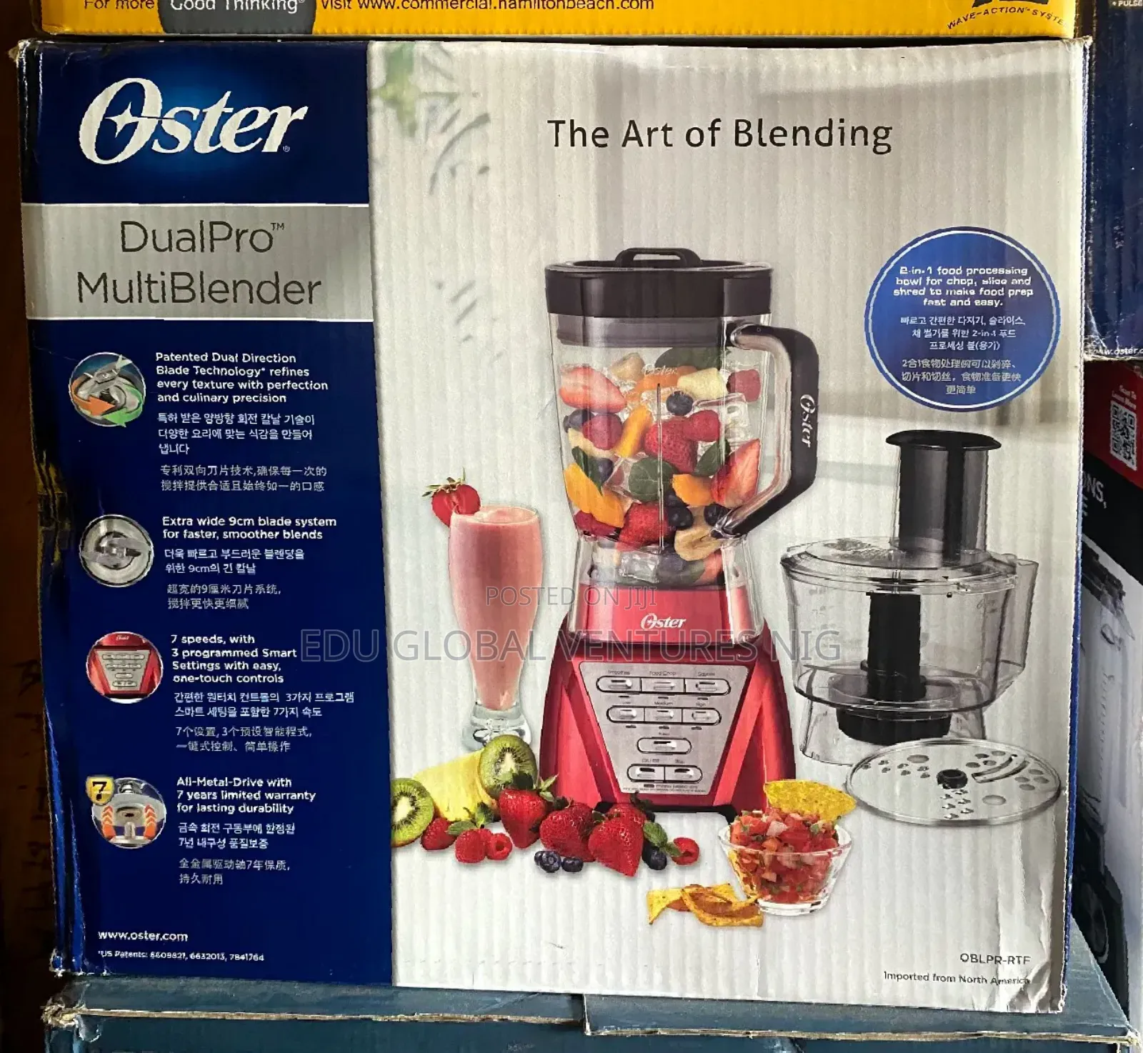 Oster Dualpro Multiblender 2 in 1 Blender and Food Processor Combo.