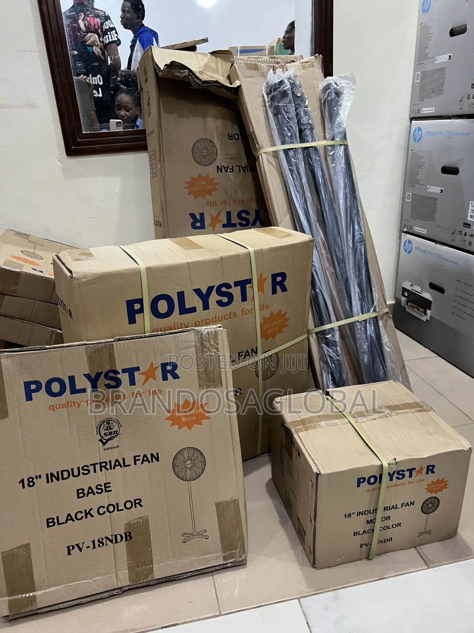 Polystar 18 Inch Fan Designed for Work Environment Comfort [Pv-18ndb]