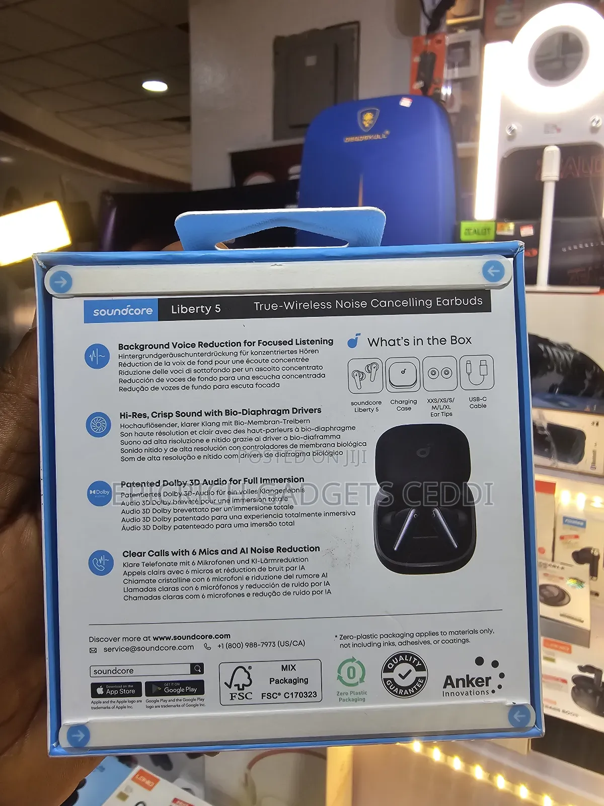 Anker Soundcore Liberty 5 Anc Wireless Earbuds Dolby Audio 48h Bt 5.4