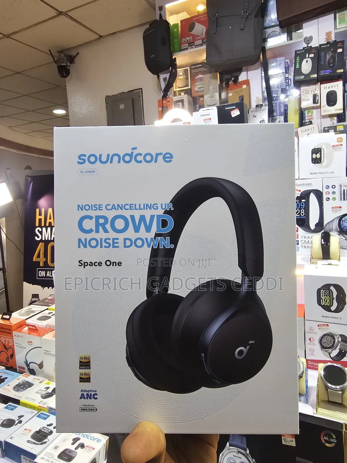 Anker Soundcore Space One Anc Wireless Headphones 40h Ldac Bluetooth