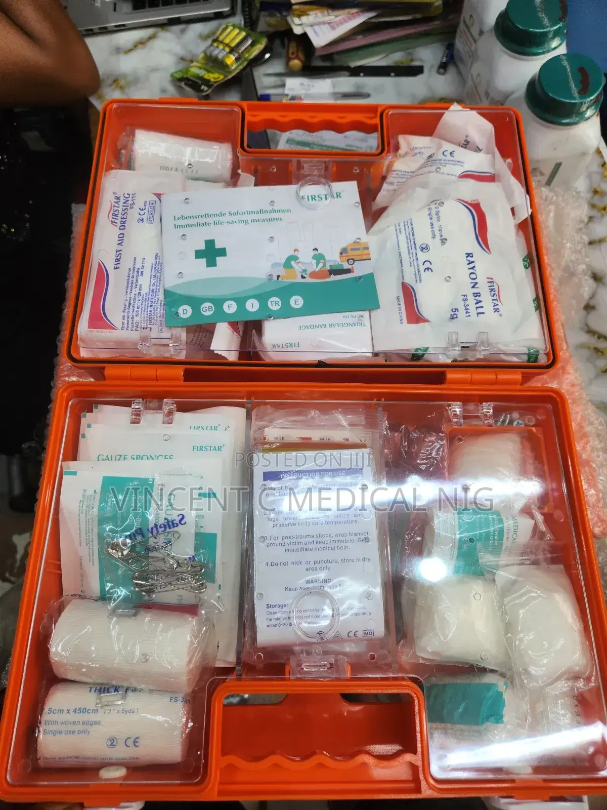First Aid Box Kitted Small Size