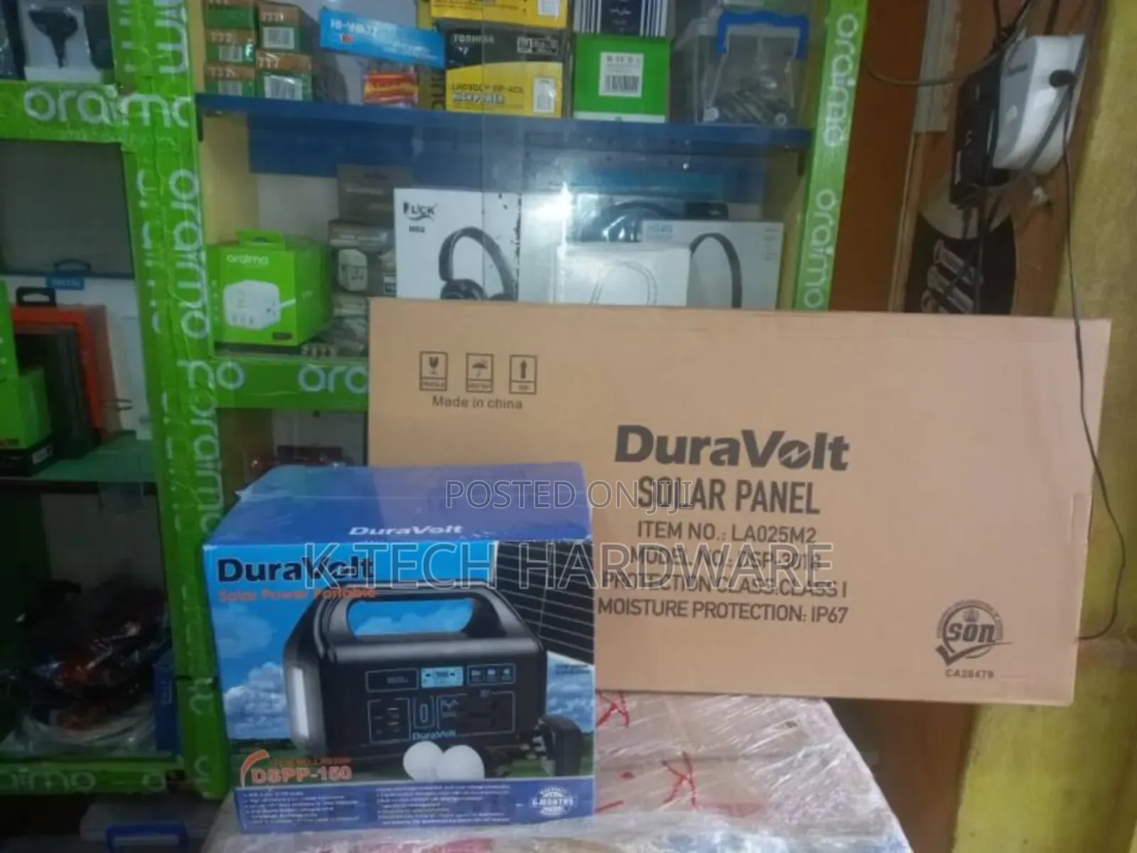 Duravolt 150w Solar Inverter With Bulbs +Duravolt 18v/30w Solar Panel