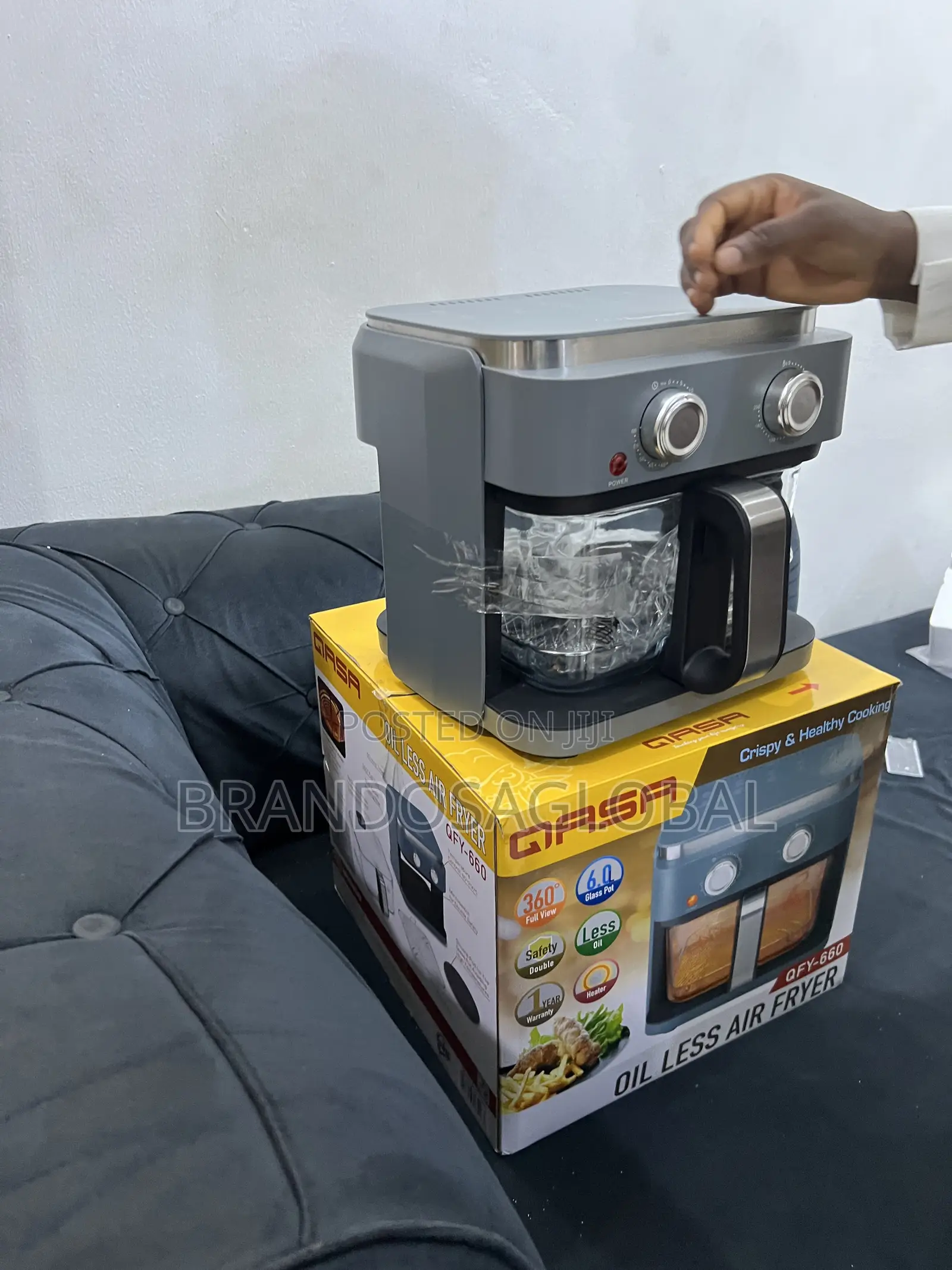 Qasa 6l Air Fryer Offering Efficient Heat Circulation [Qfy 660]