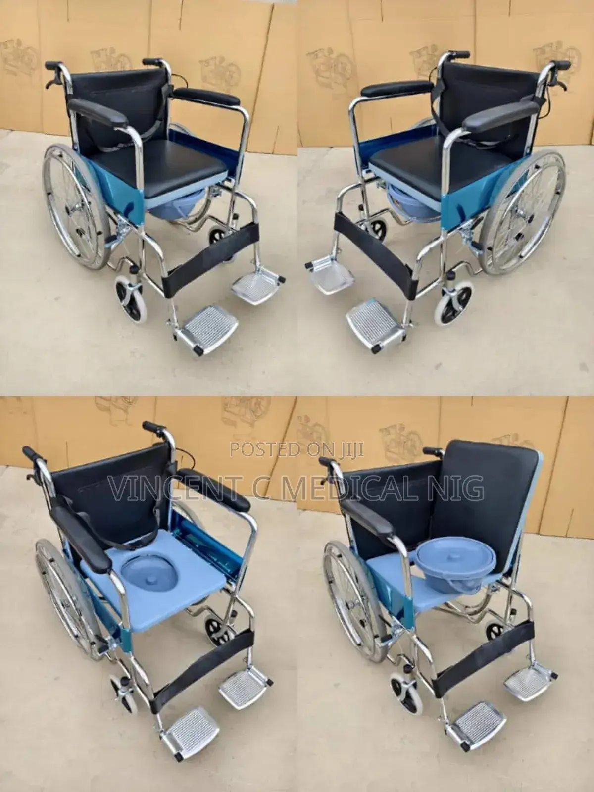 Commode Wheelchair/Toilet Wheelchair