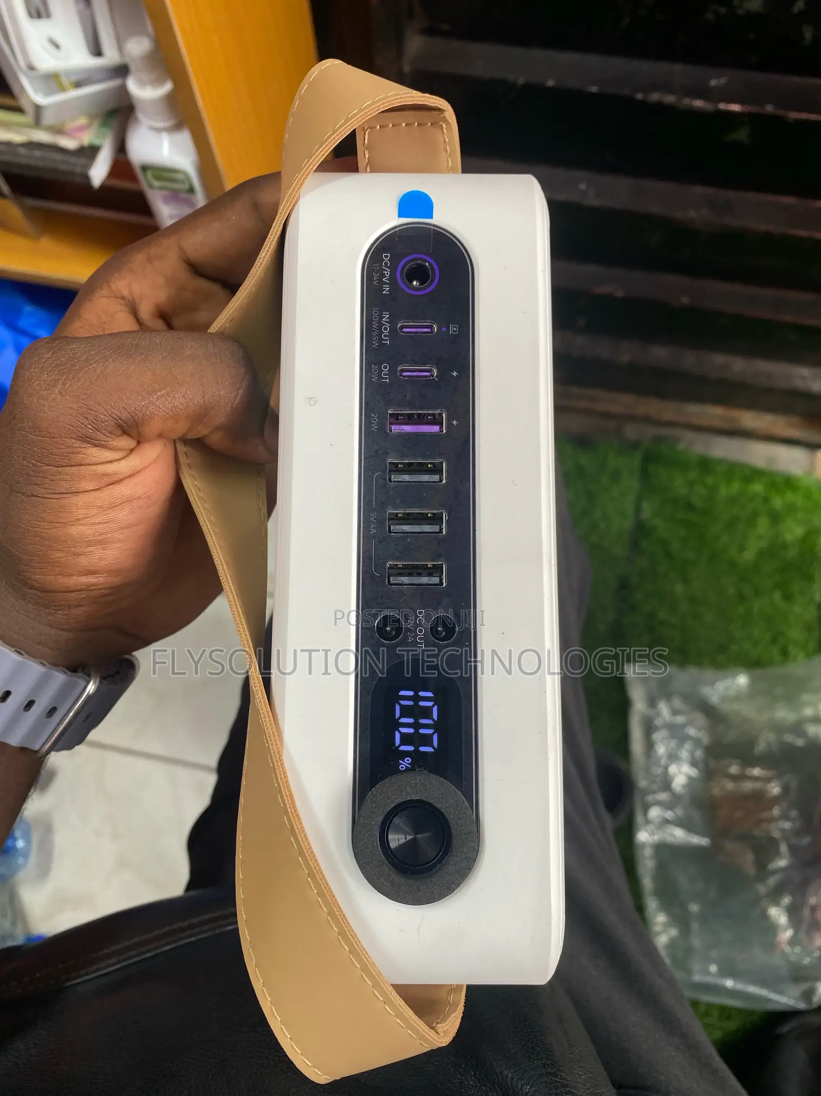 Itel 130w Portable Power Station – 320wh Smart Dc Ups 320t Power Go