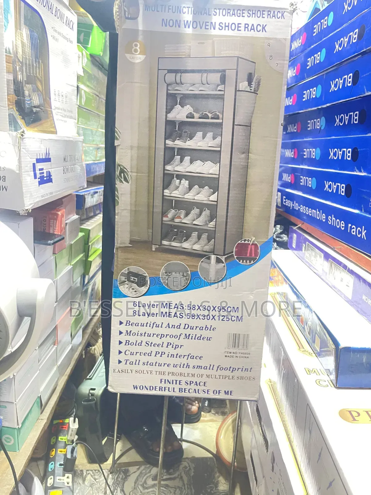 6layers Shoe Rack With Cover