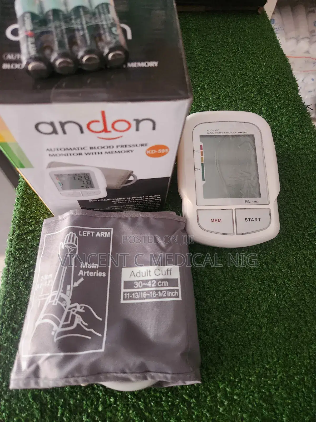 Andon Automatic Blood Pressure Monitor With Memory Kd-595